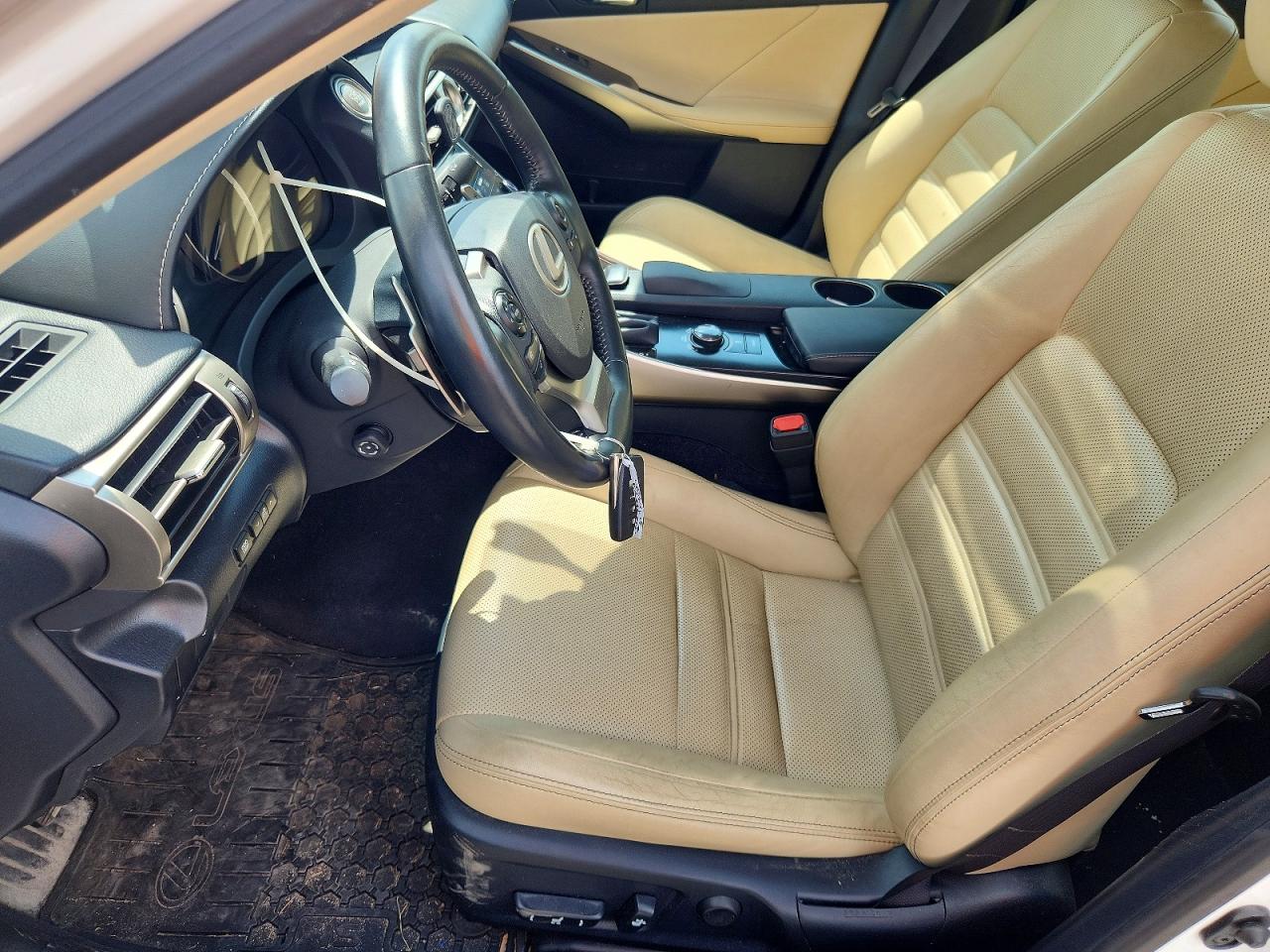 2014 Lexus Is 350 White vin: JTHCE1D28E5000899