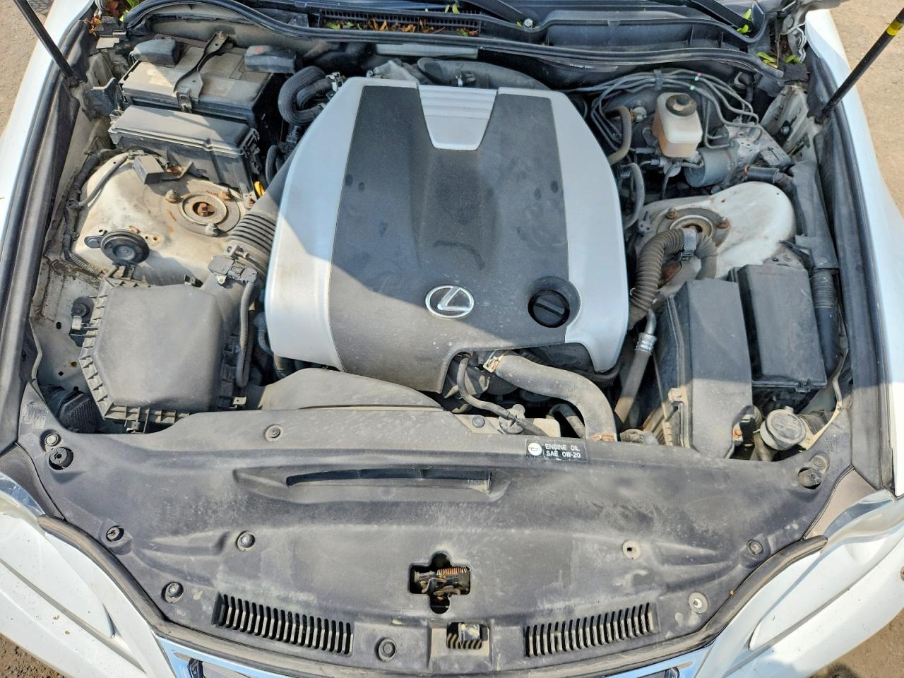 2014 Lexus Is 350 White vin: JTHCE1D28E5000899