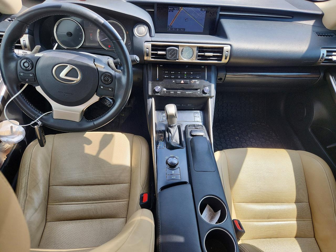 2014 Lexus Is 350 White vin: JTHCE1D28E5000899