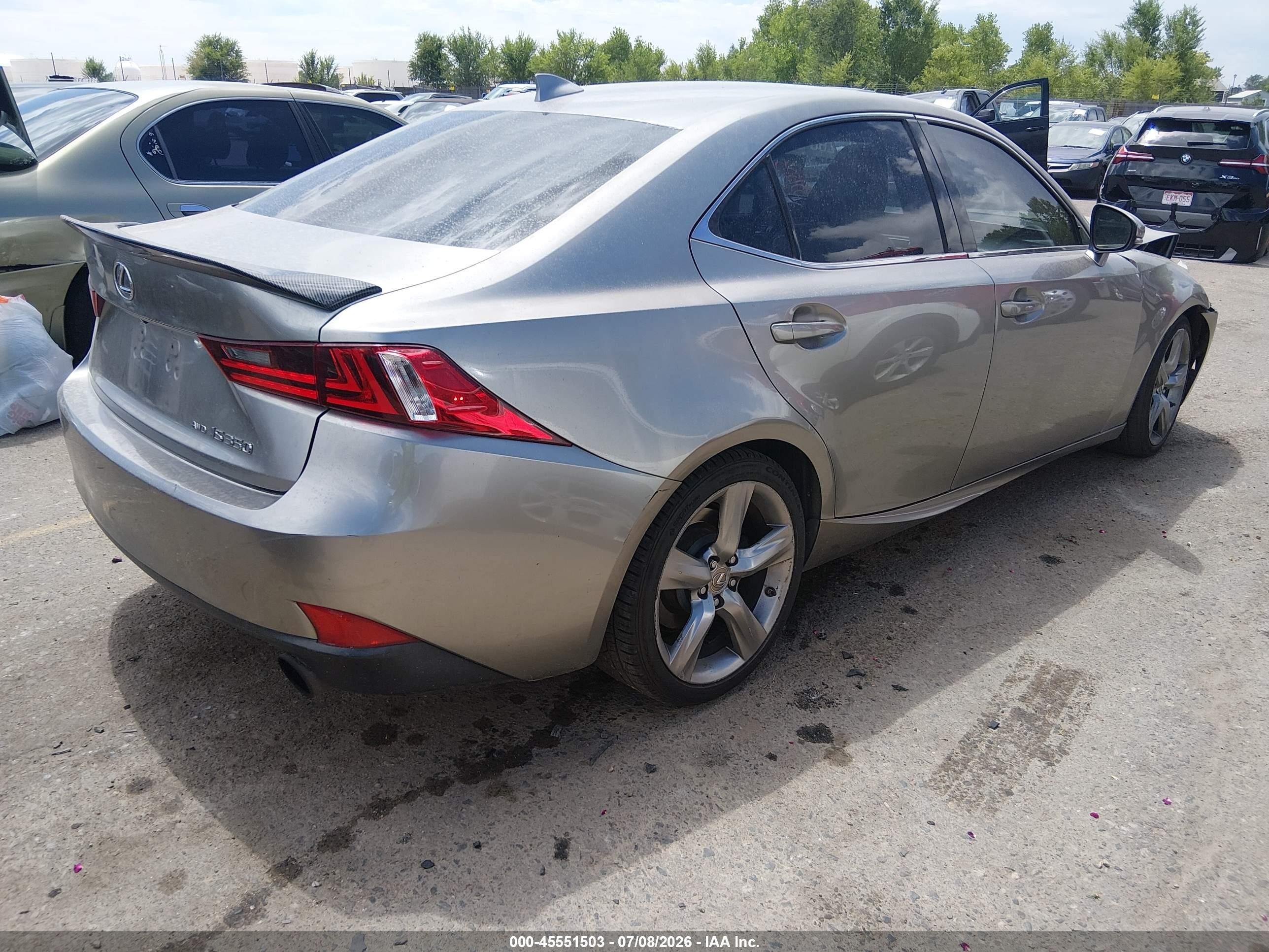 2014 Lexus Is 350 Silver vin: JTHCE1D28E5005004