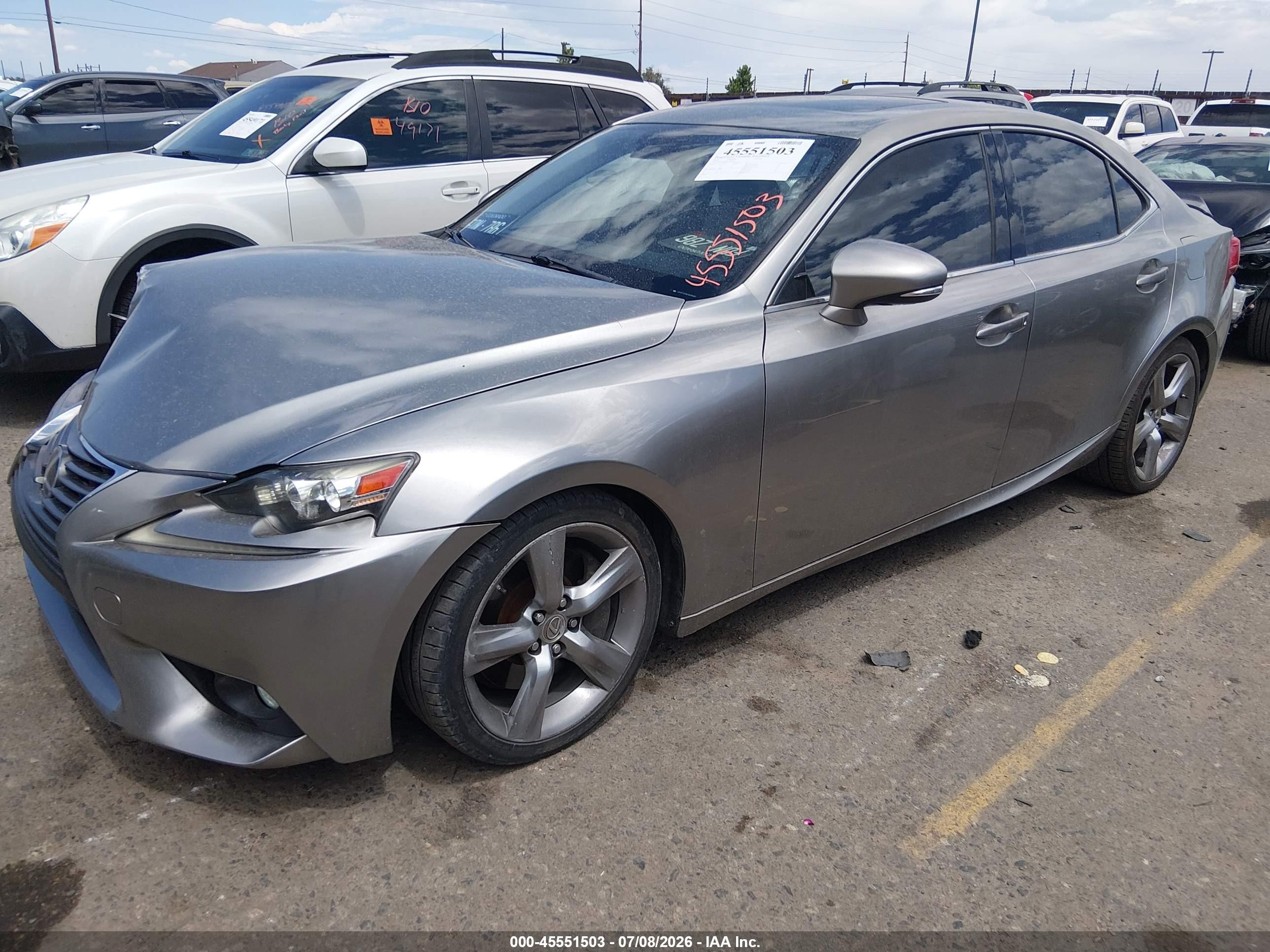 2014 Lexus Is 350 Silver vin: JTHCE1D28E5005004