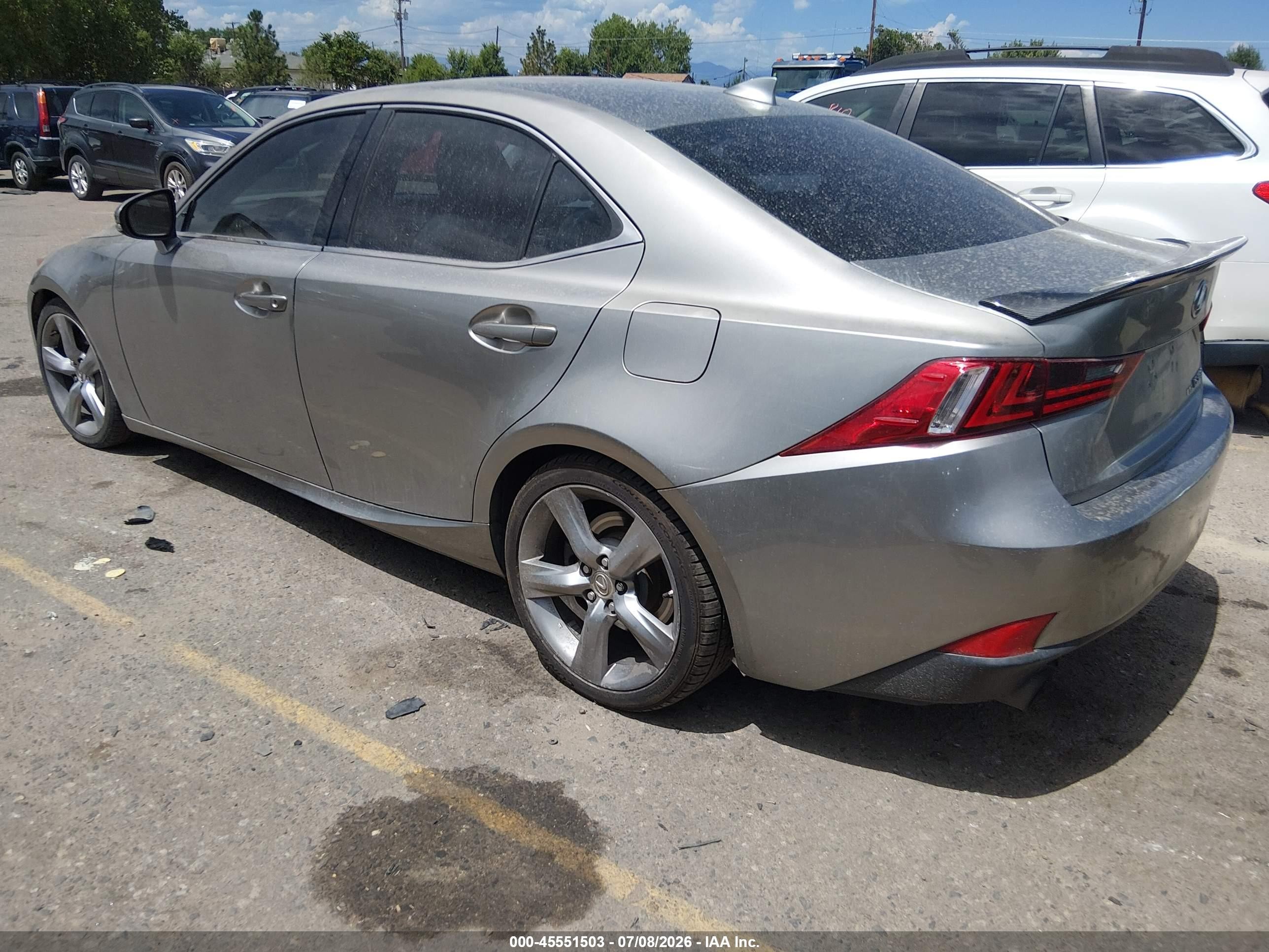 2014 Lexus Is 350 Silver vin: JTHCE1D28E5005004