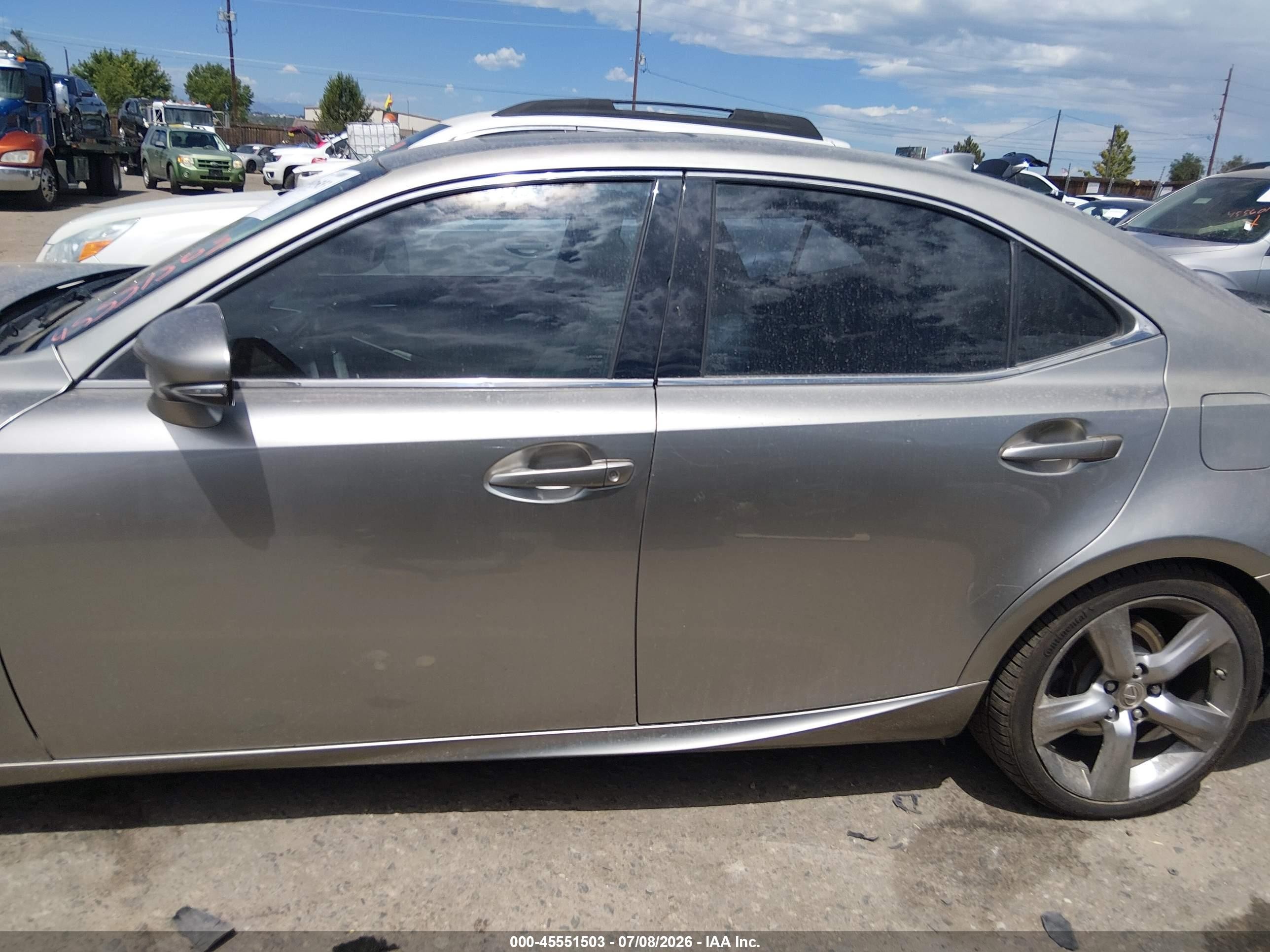 2014 Lexus Is 350 Silver vin: JTHCE1D28E5005004