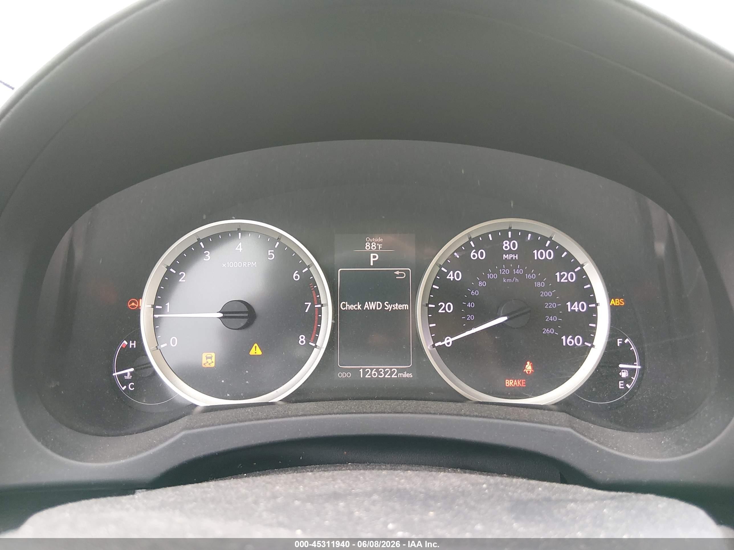 2014 Lexus Is 350   White vin: JTHCE1D29E5000457
