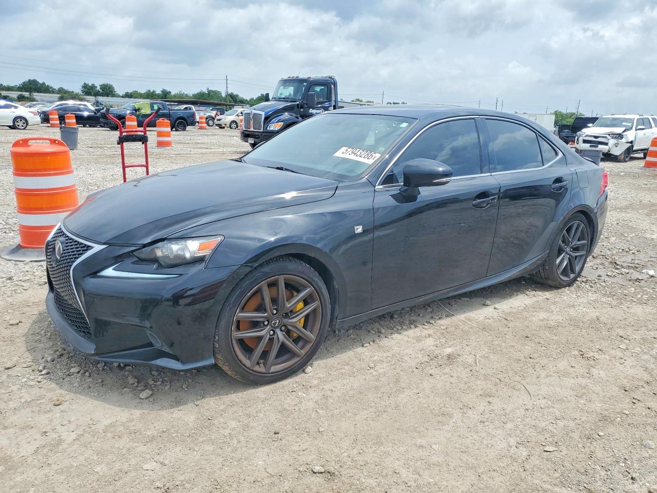 2014 Lexus Is 350 Black vin: JTHCE1D29E5001026