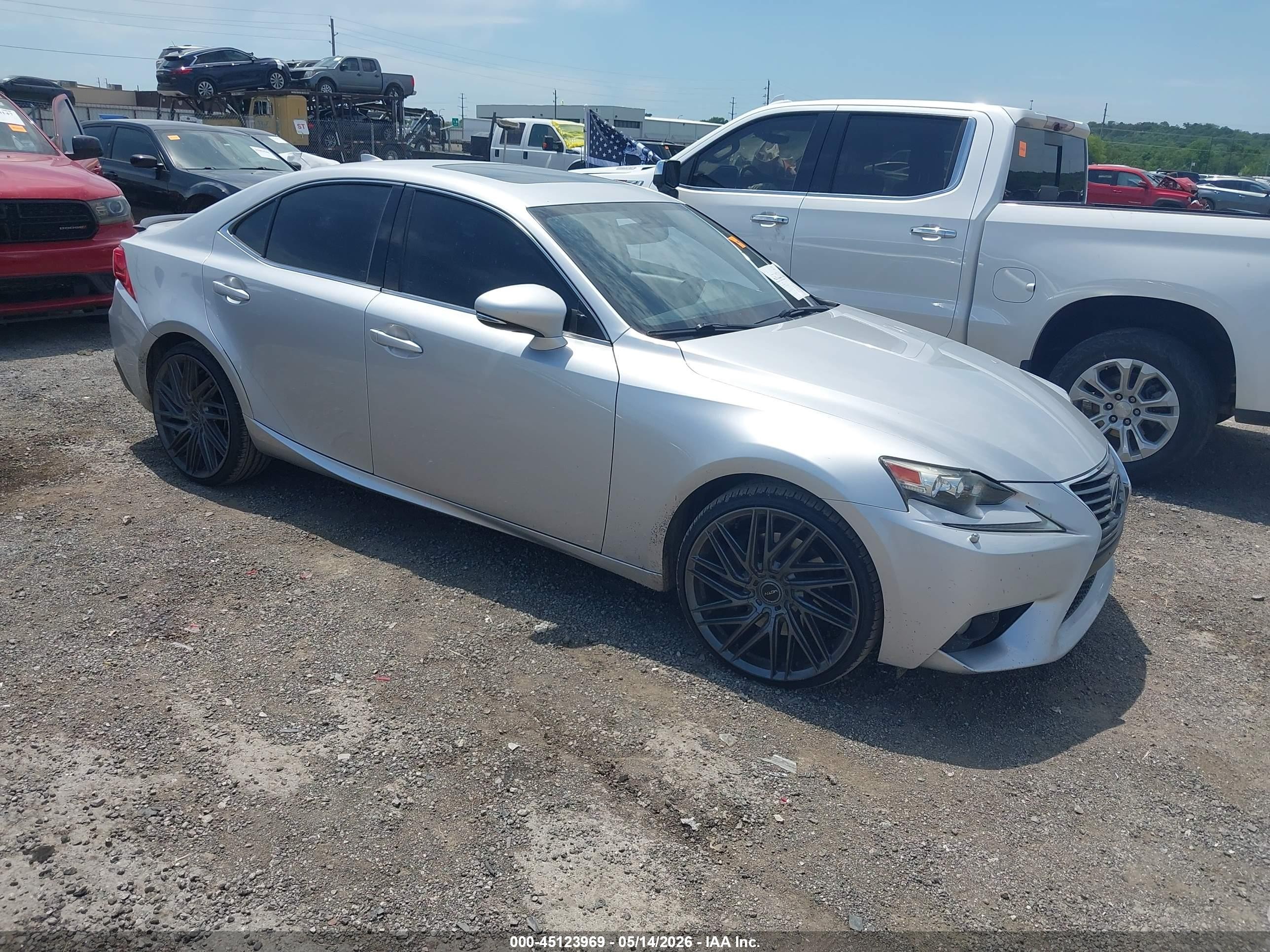 2014 Lexus Is 350   Silver vin: JTHCE1D29E5001558