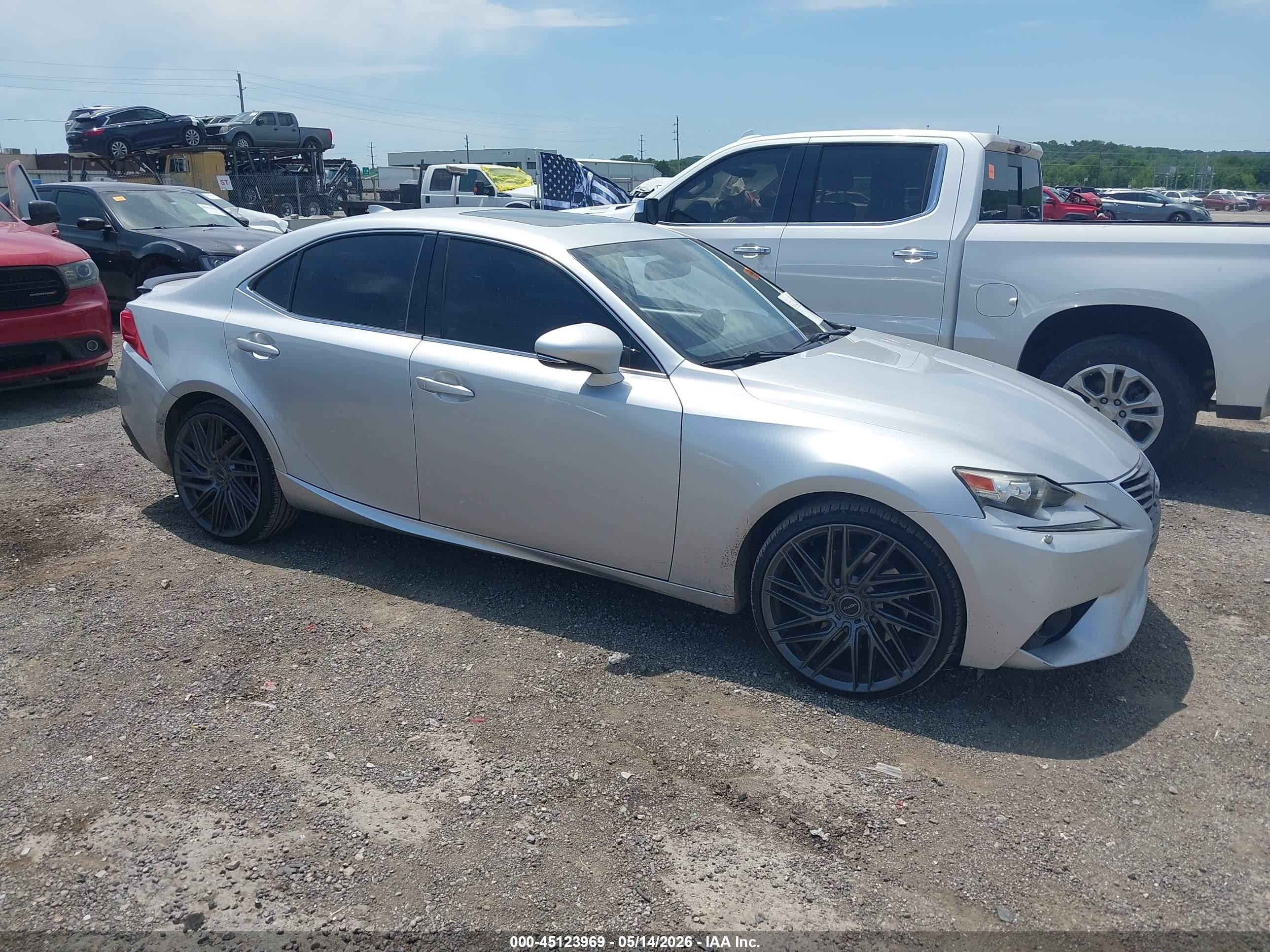 2014 Lexus Is 350   Silver vin: JTHCE1D29E5001558