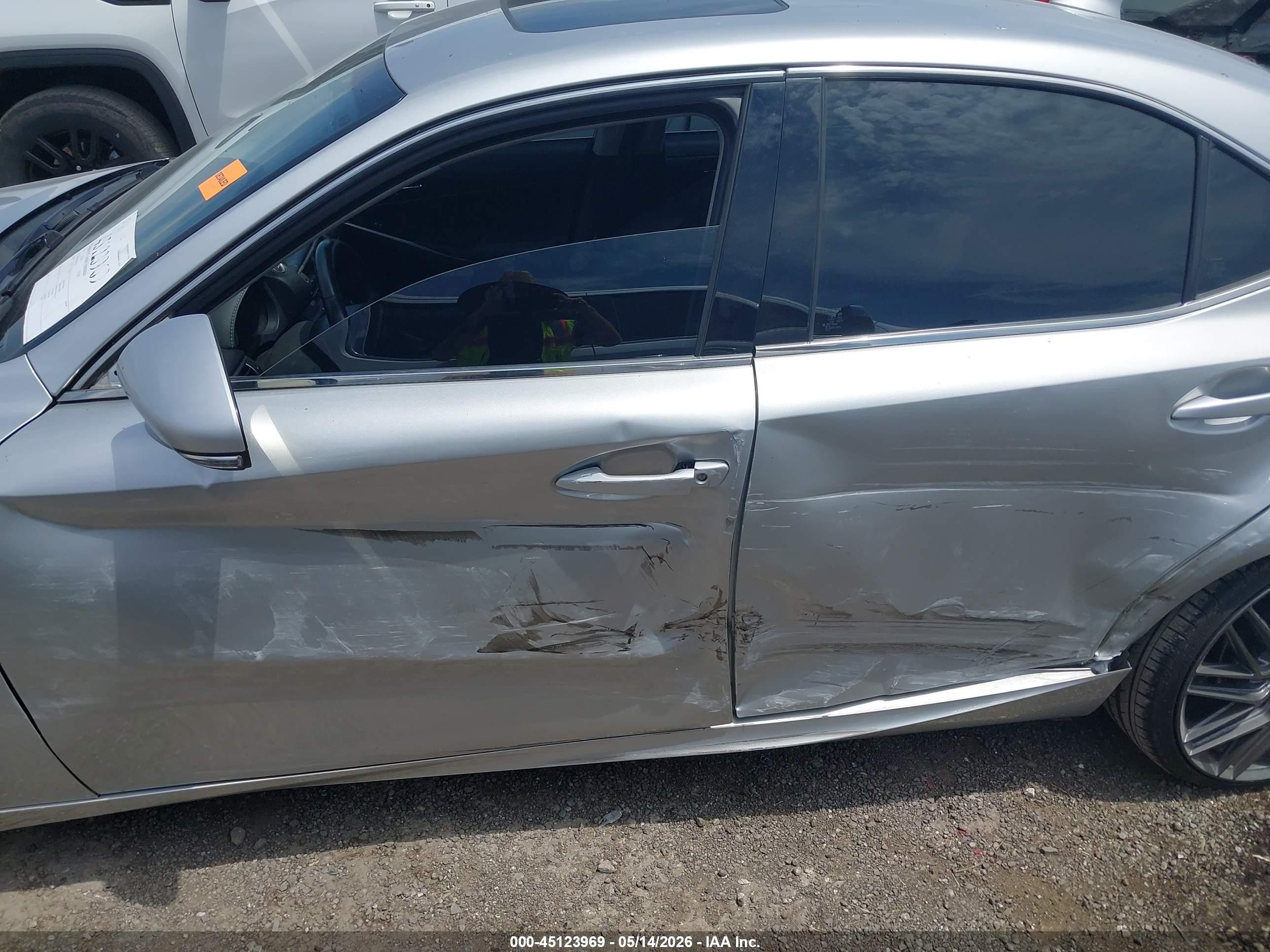 2014 Lexus Is 350   Silver vin: JTHCE1D29E5001558