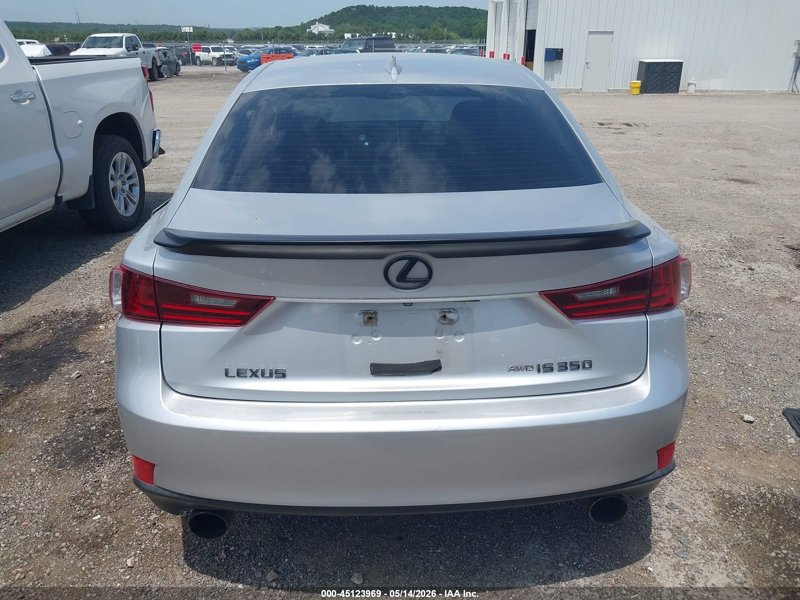2014 Lexus Is 350   Silver vin: JTHCE1D29E5001558