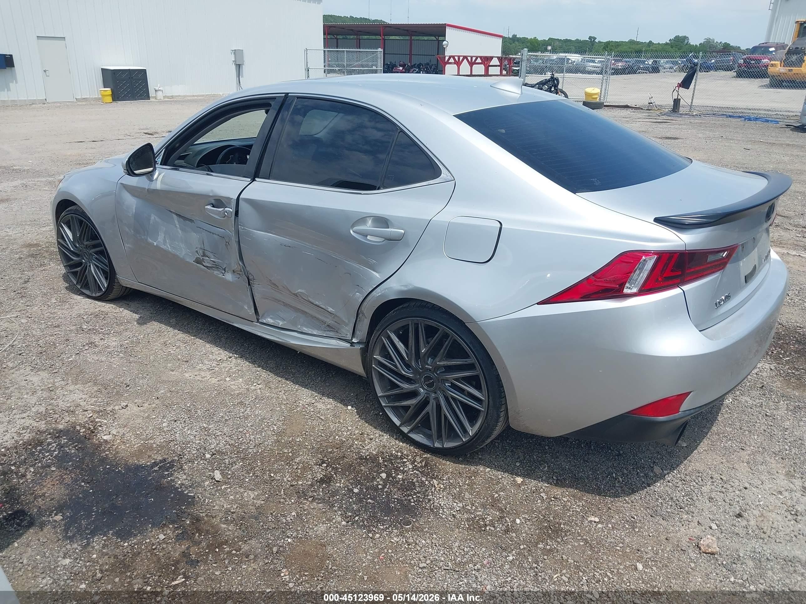 2014 Lexus Is 350   Silver vin: JTHCE1D29E5001558