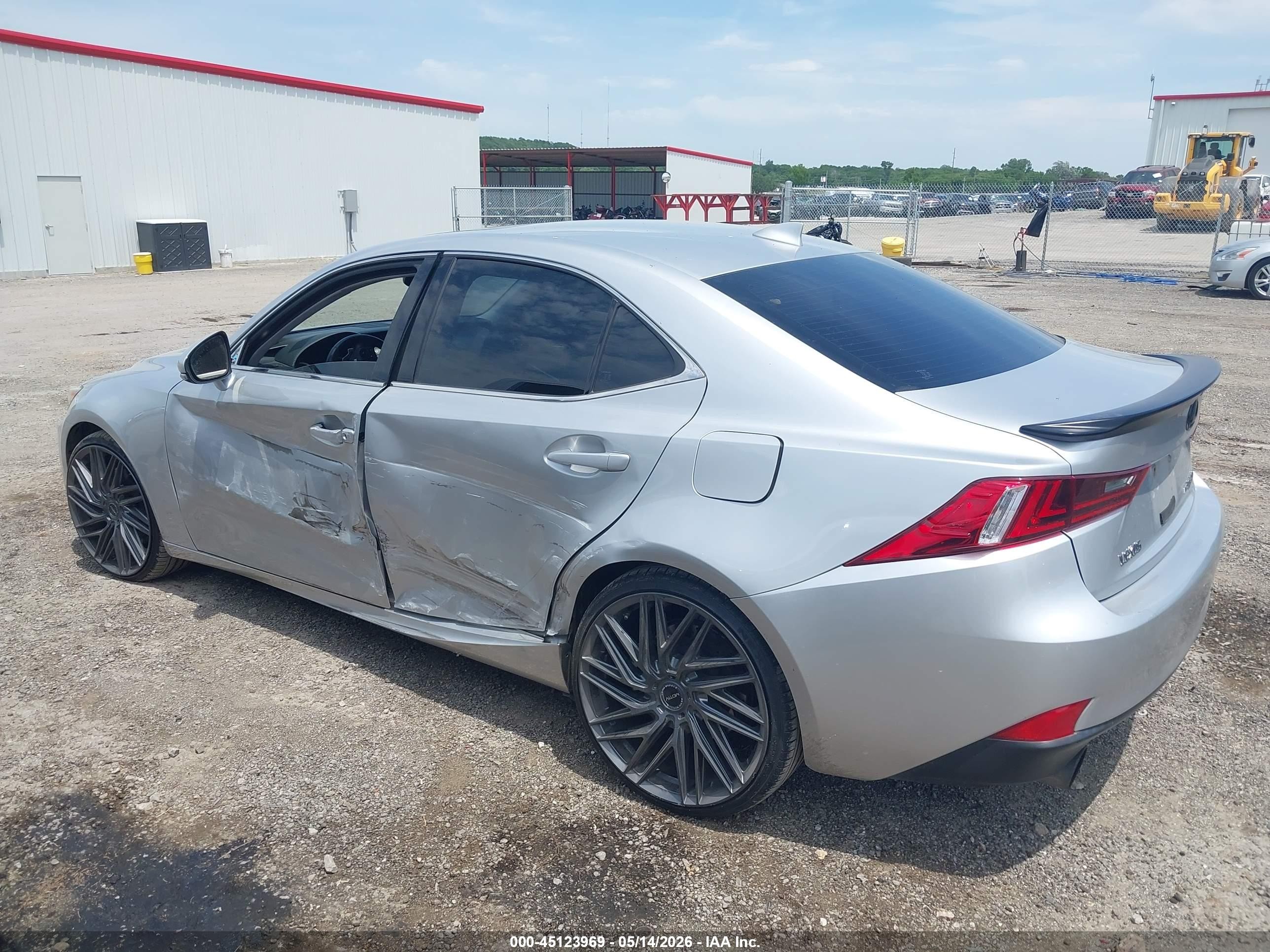 2014 Lexus Is 350   Silver vin: JTHCE1D29E5001558