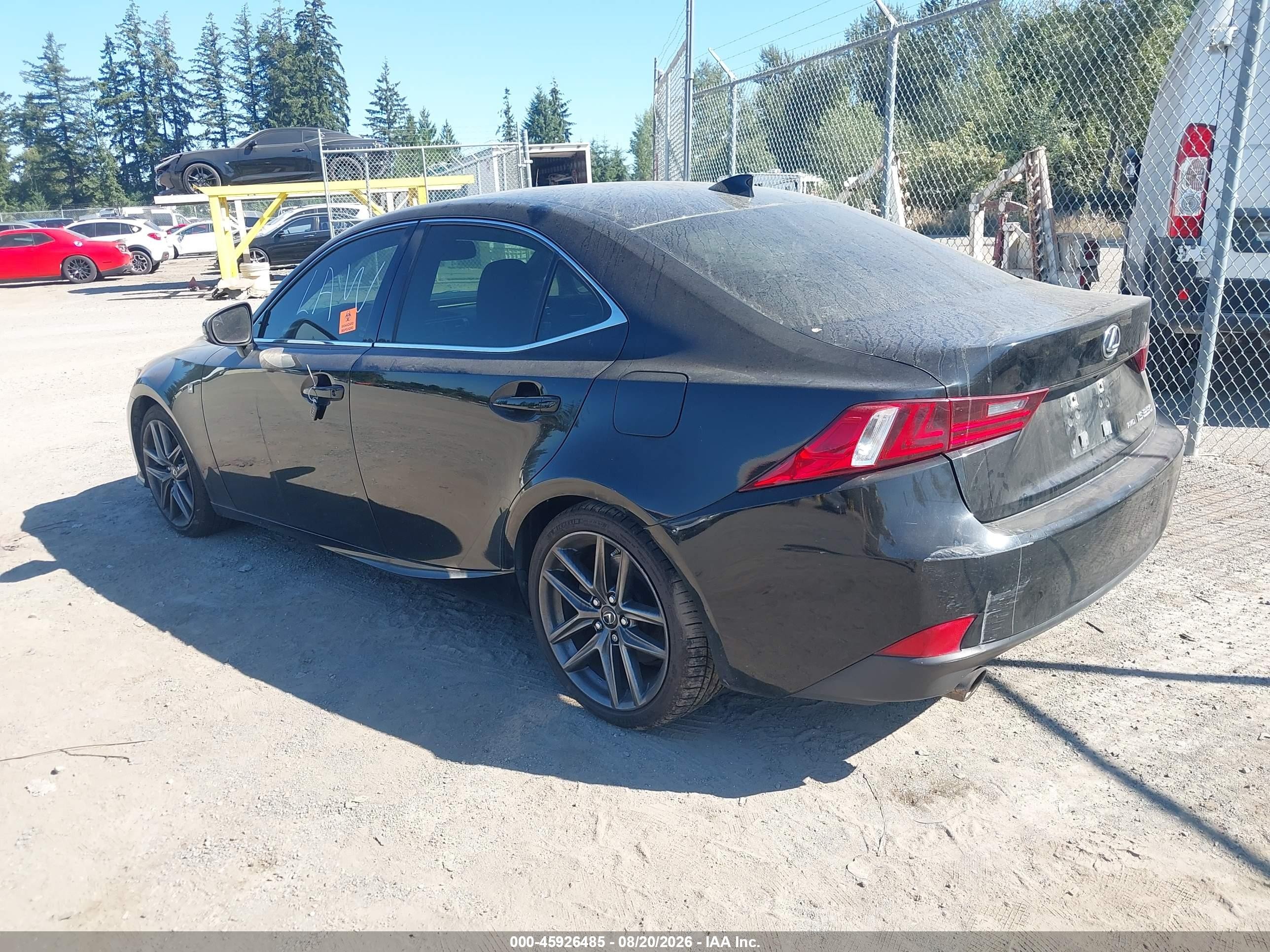 2014 Lexus Is 350   Black vin: JTHCE1D29E5004069