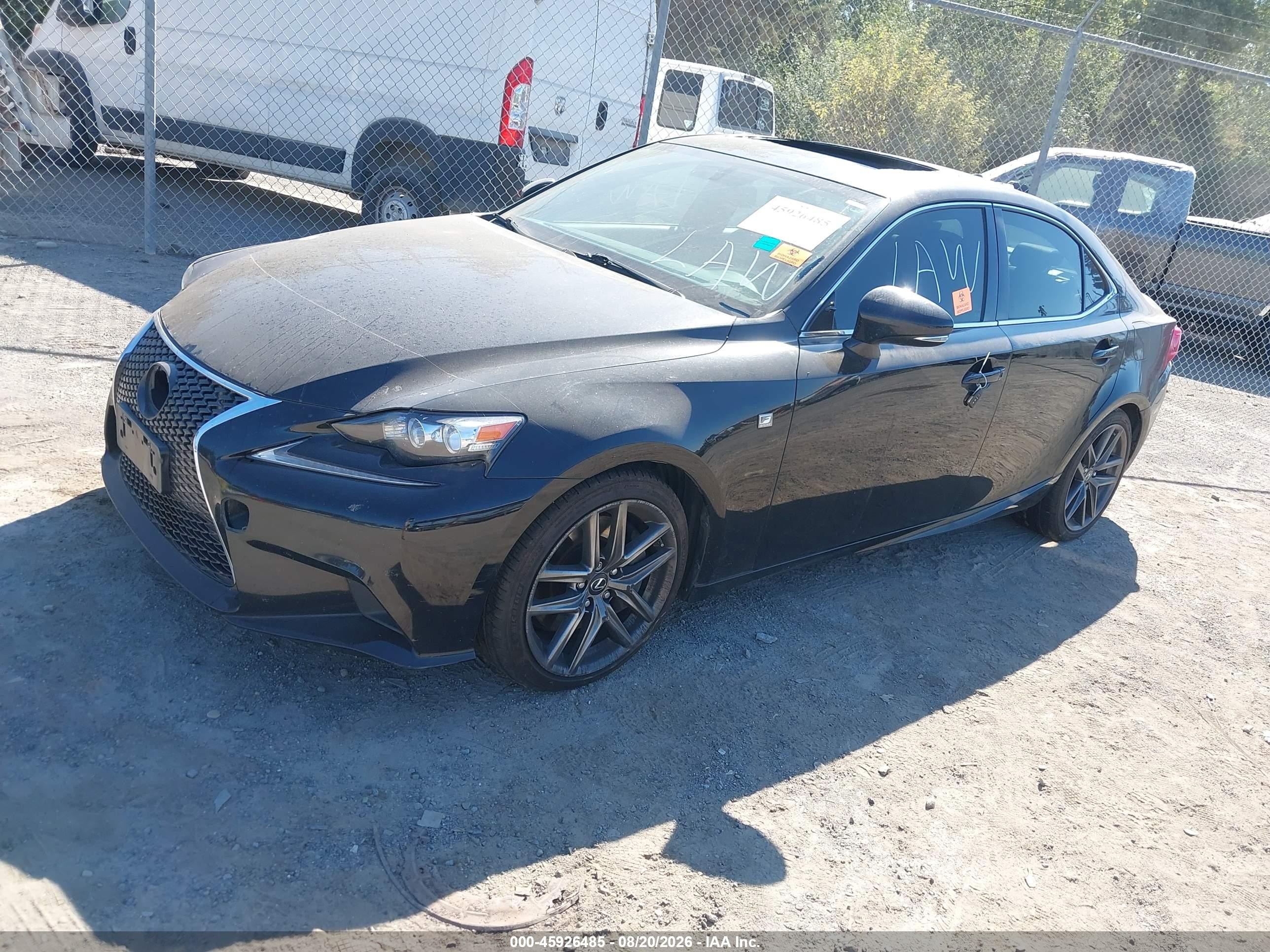 2014 Lexus Is 350   Black vin: JTHCE1D29E5004069