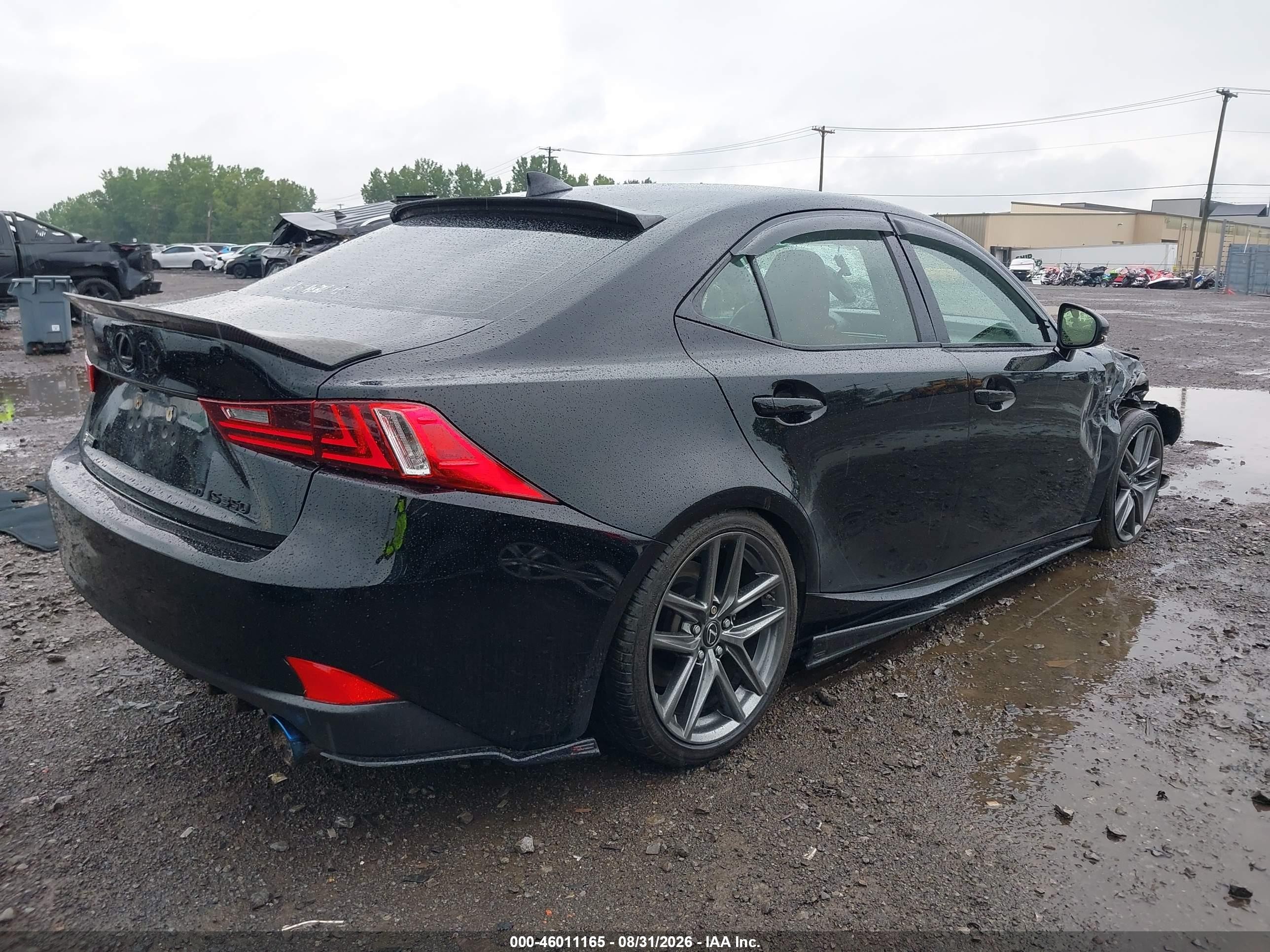 2015 Lexus Is 350   Black vin: JTHCE1D29F5006809