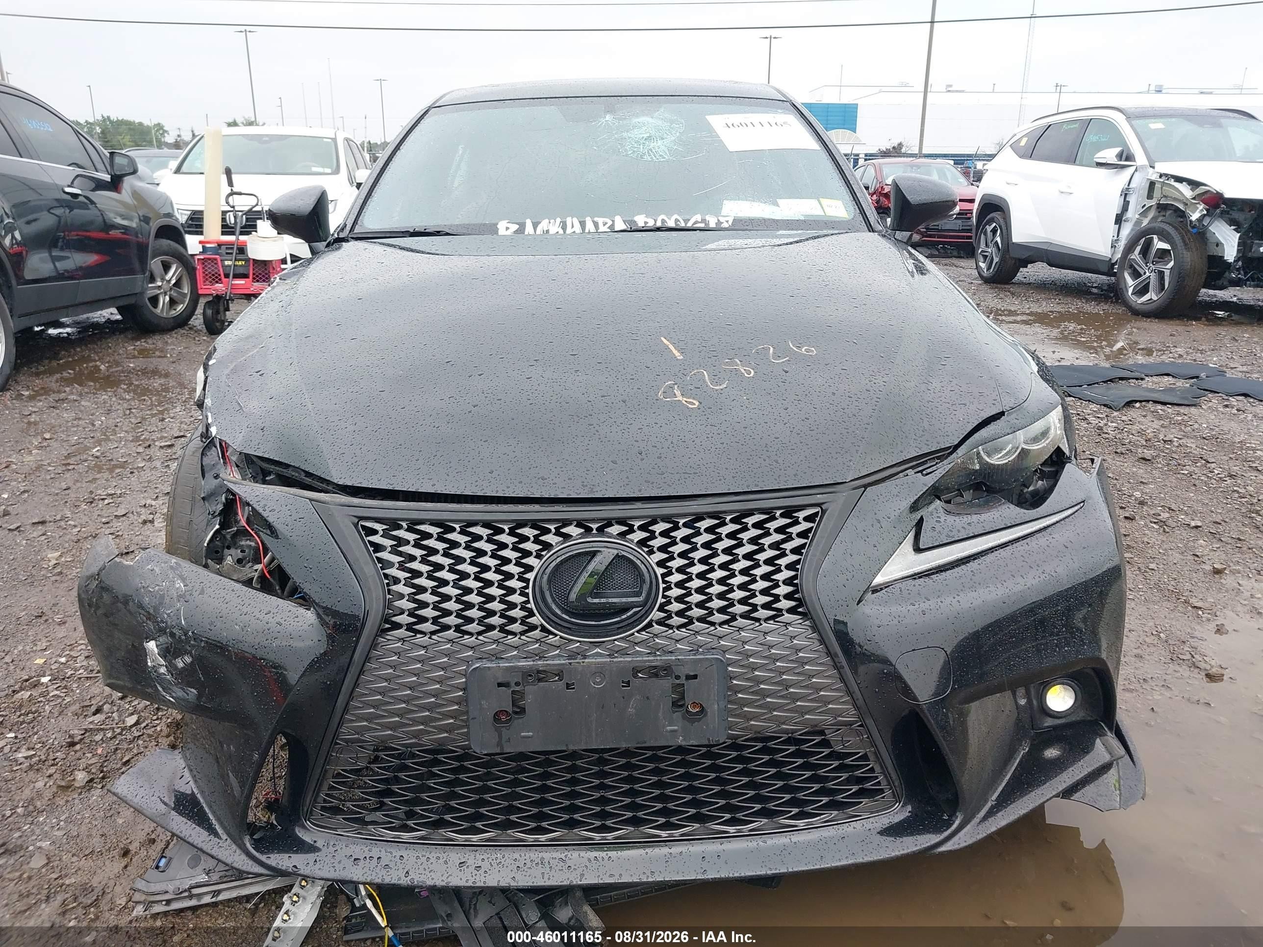 2015 Lexus Is 350   Black vin: JTHCE1D29F5006809