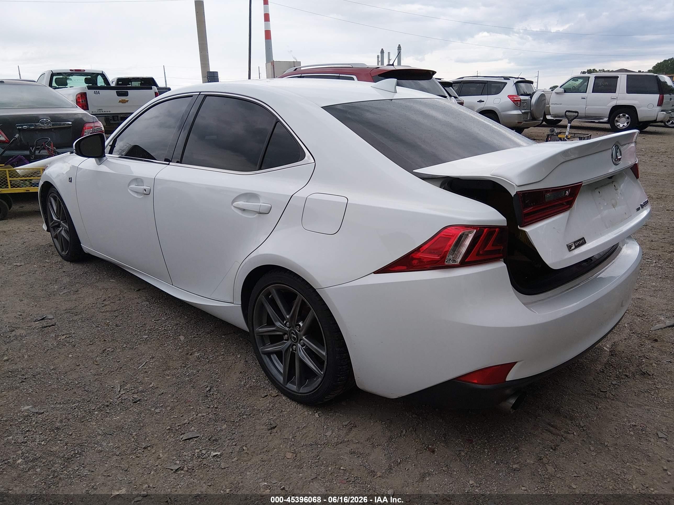 2015 Lexus Is 350   Белый vin: JTHCE1D29F5007846