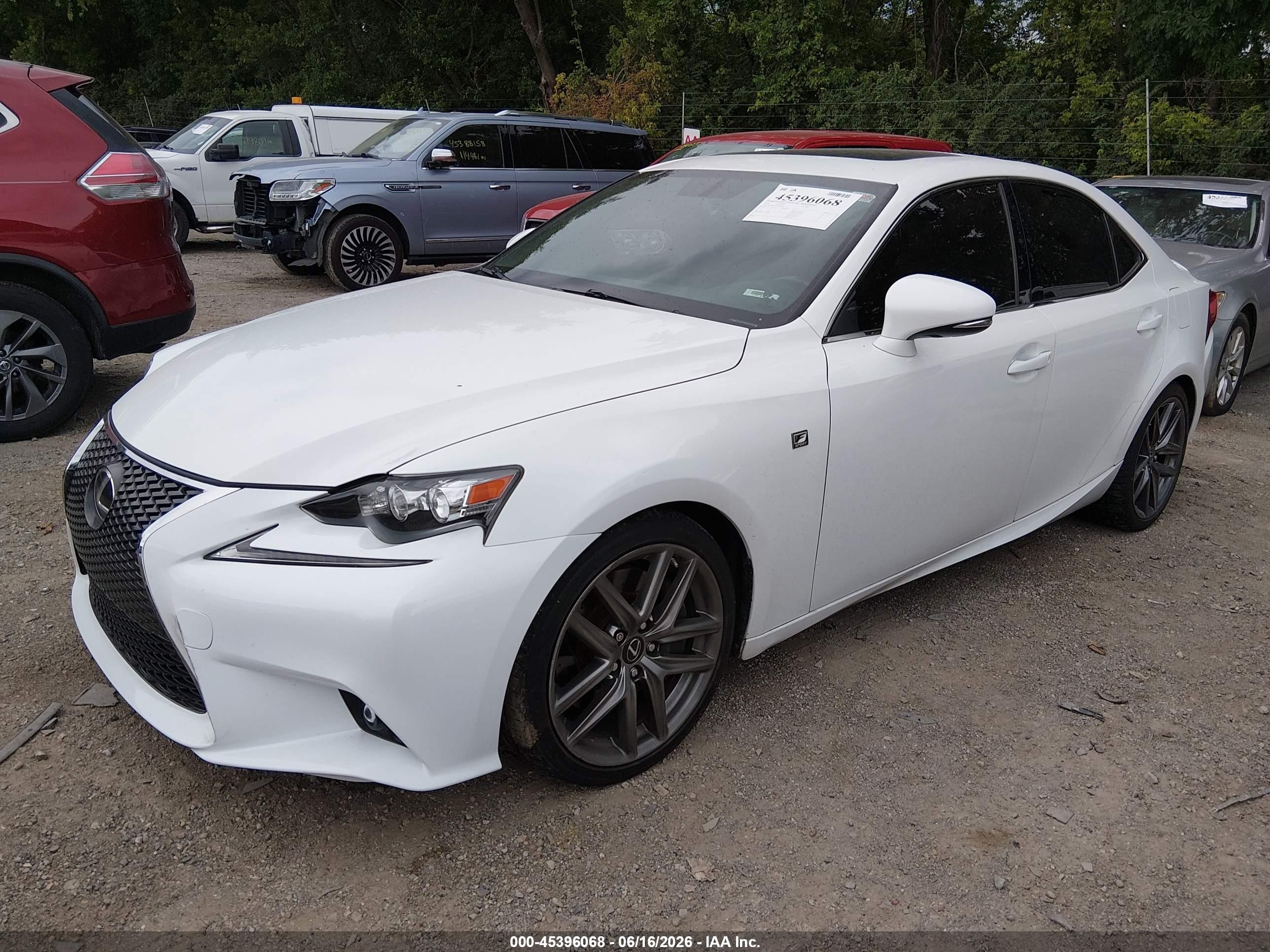 2015 Lexus Is 350   Белый vin: JTHCE1D29F5007846