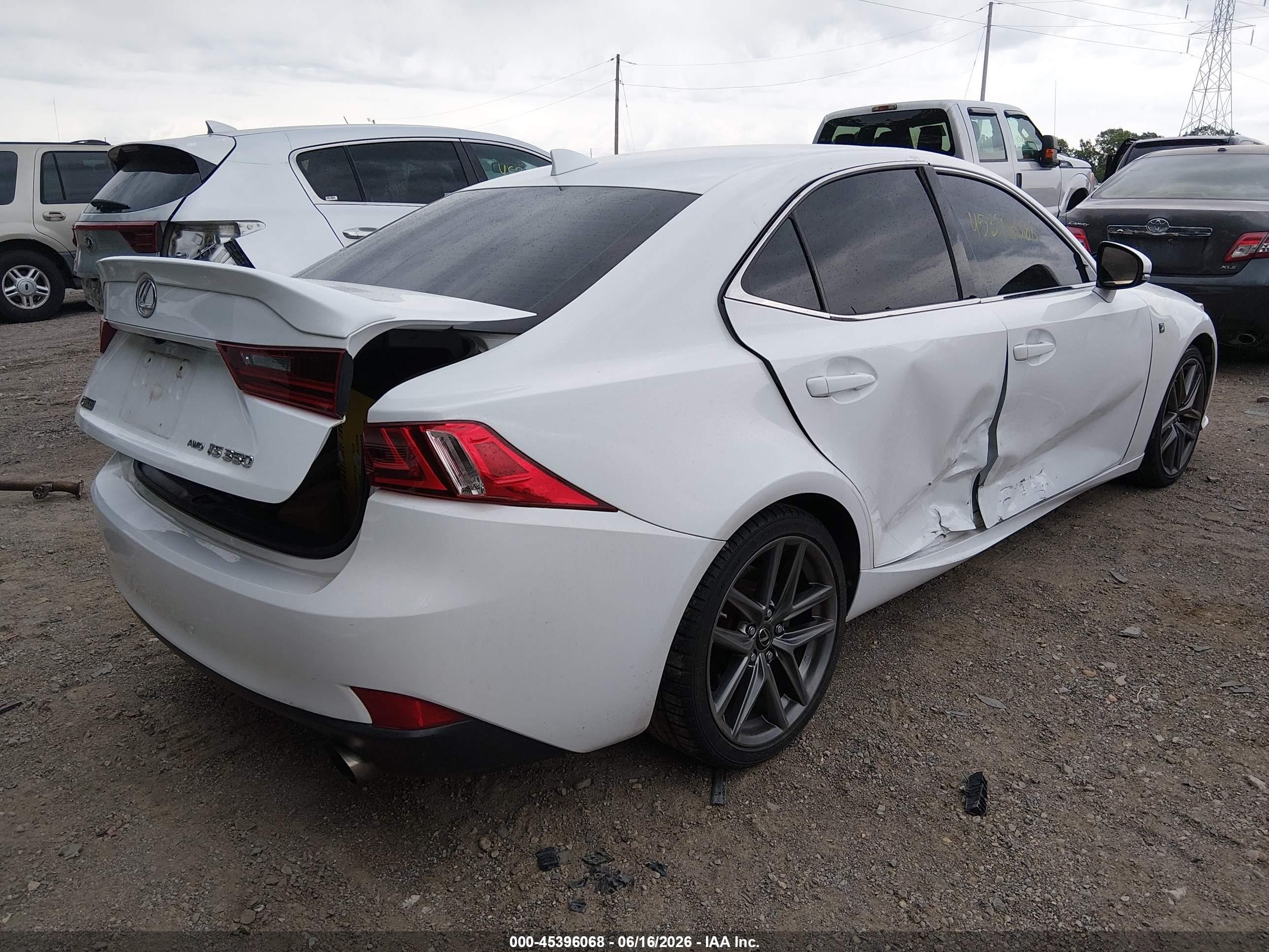 2015 Lexus Is 350   Белый vin: JTHCE1D29F5007846