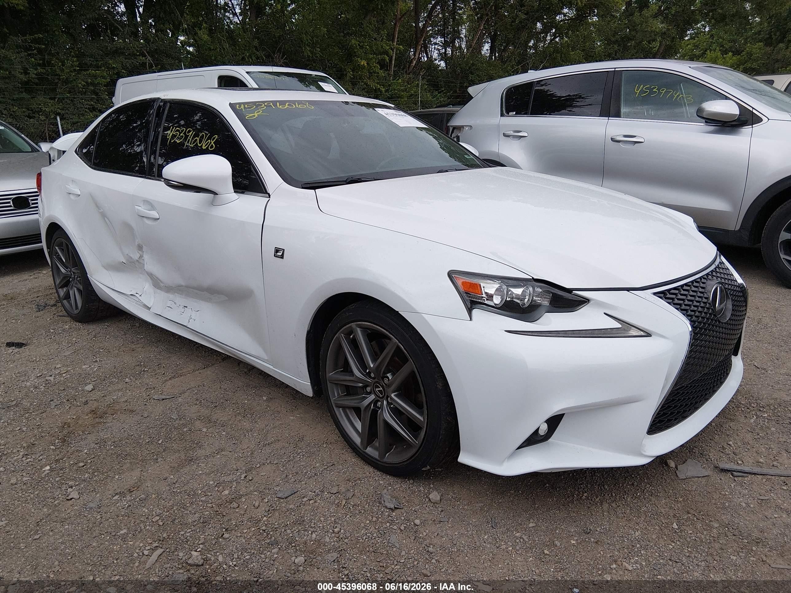 2015 Lexus Is 350   Белый vin: JTHCE1D29F5007846