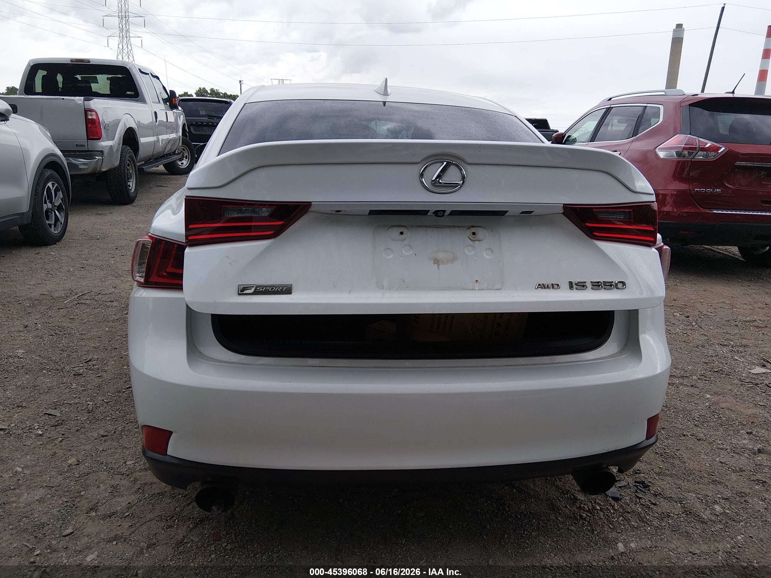 2015 Lexus Is 350   Белый vin: JTHCE1D29F5007846