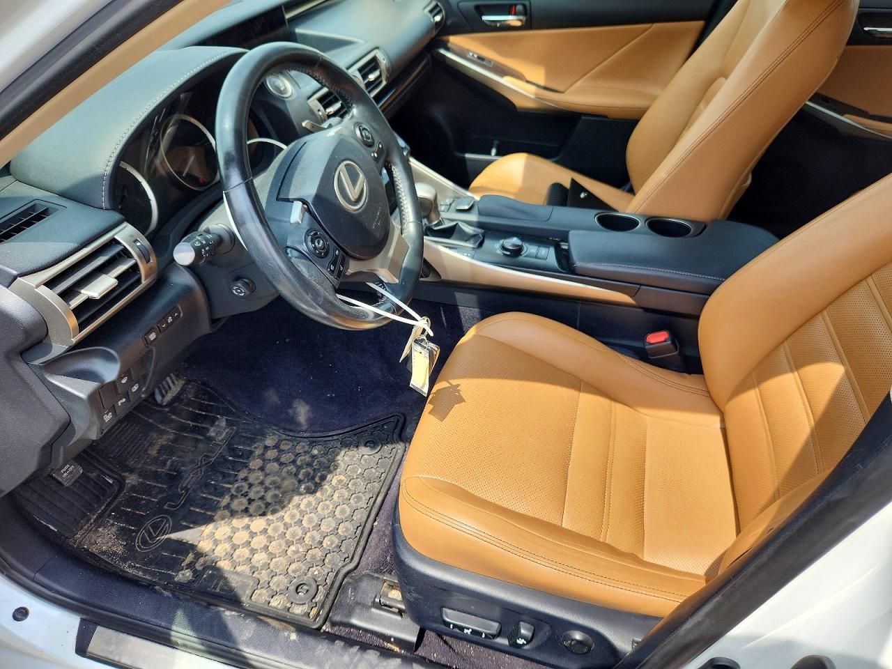 2014 Lexus Is 350 White vin: JTHCE1D2XE5000340
