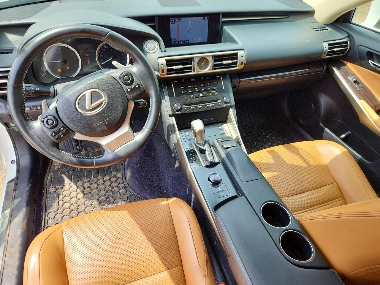 2014 Lexus Is 350 White vin: JTHCE1D2XE5000340