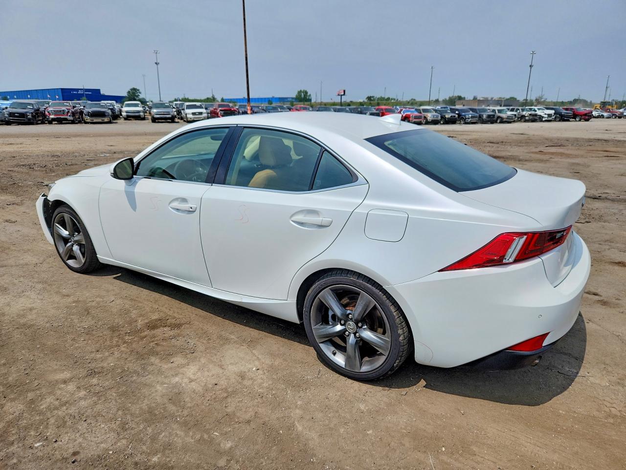 2014 Lexus Is 350 White vin: JTHCE1D2XE5000340
