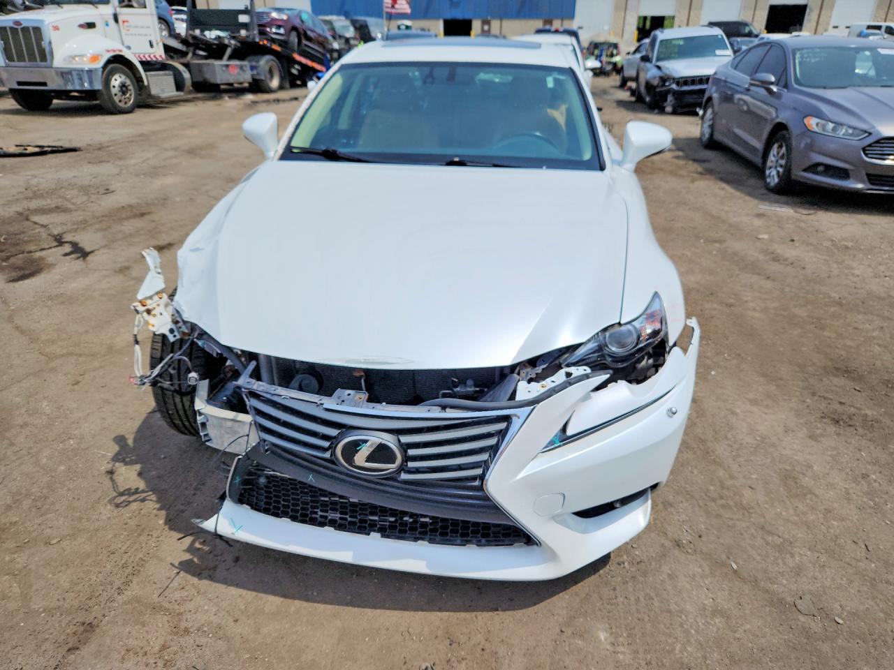 2014 Lexus Is 350 White vin: JTHCE1D2XE5000340