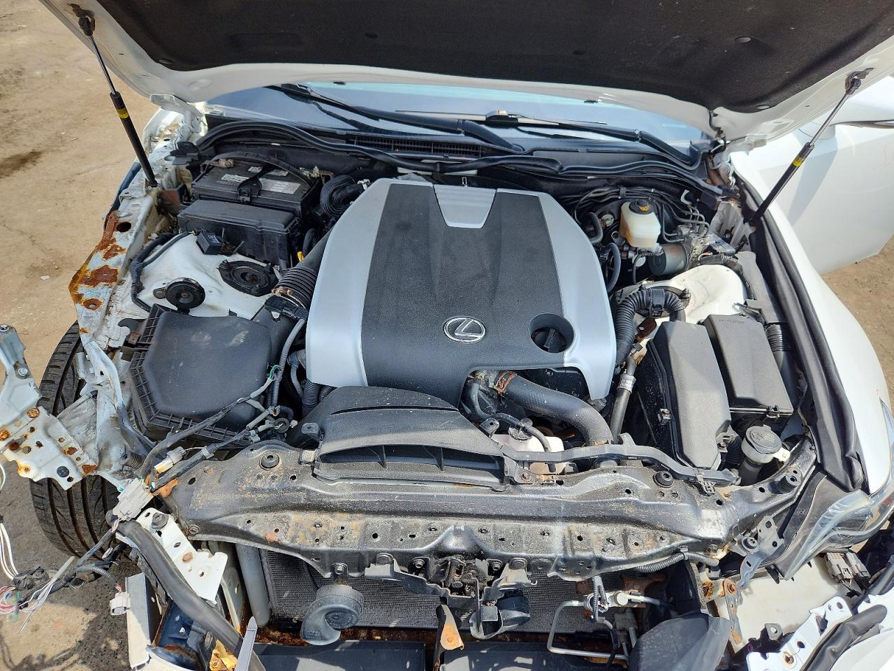 2014 Lexus Is 350 White vin: JTHCE1D2XE5000340