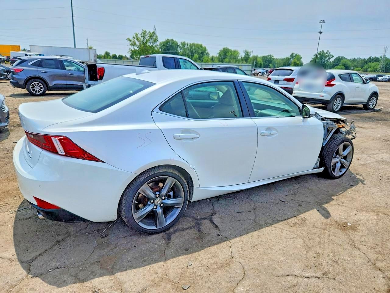 2014 Lexus Is 350 White vin: JTHCE1D2XE5000340