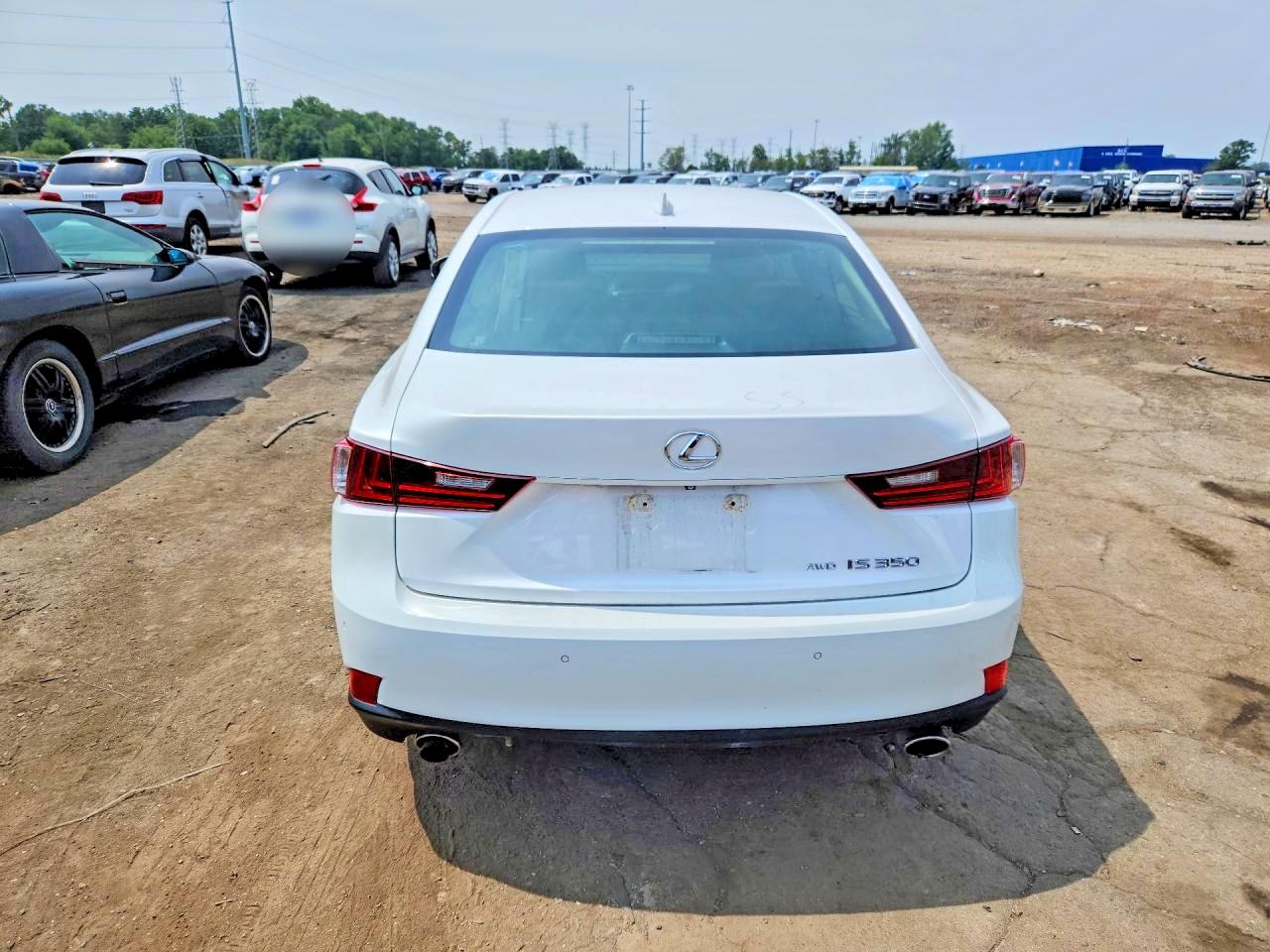 2014 Lexus Is 350 White vin: JTHCE1D2XE5000340