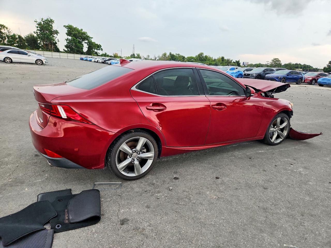 2014 Lexus Is 350 Бордовый vin: JTHCE1D2XE5003934