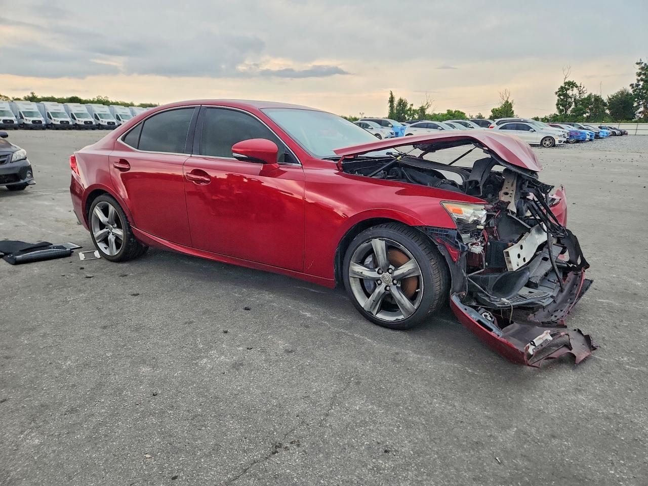 2014 Lexus Is 350 Бордовый vin: JTHCE1D2XE5003934