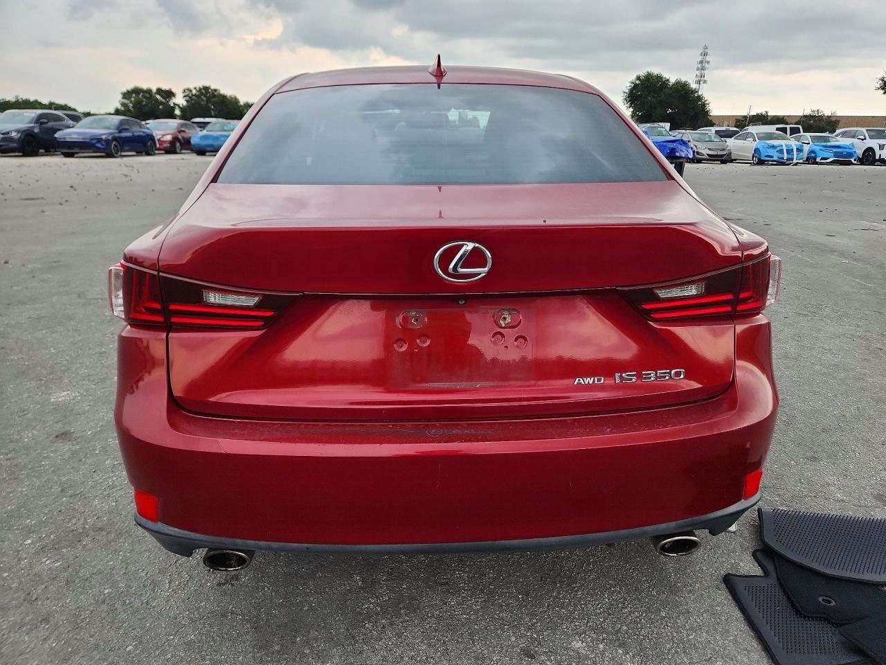 2014 Lexus Is 350 Бордовый vin: JTHCE1D2XE5003934