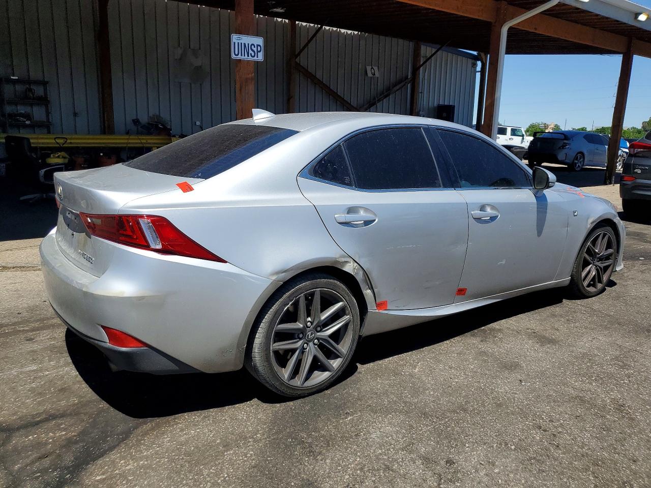2014 Lexus Is 350 Silver vin: JTHCE1D2XE5004274