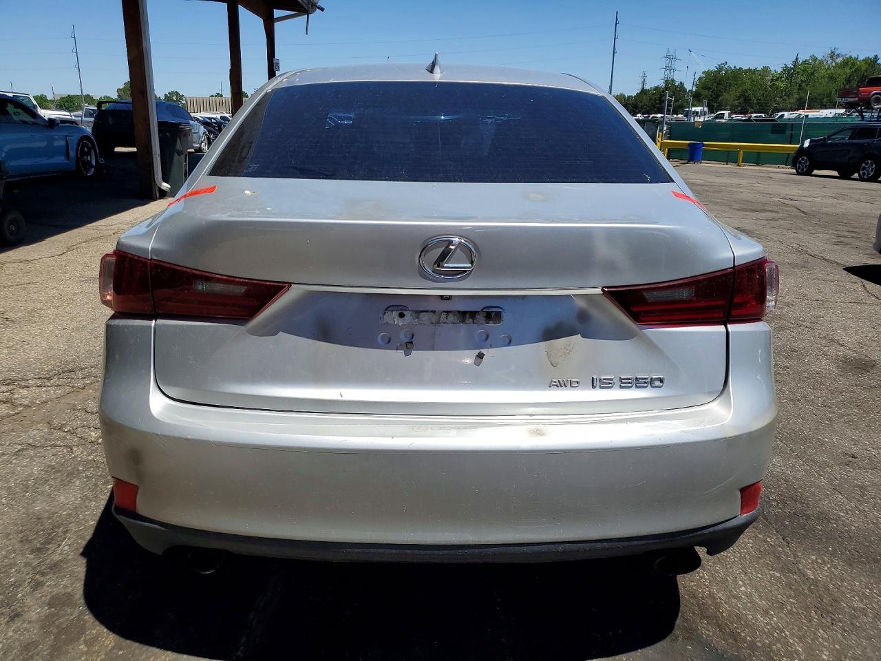 2014 Lexus Is 350 Silver vin: JTHCE1D2XE5004274