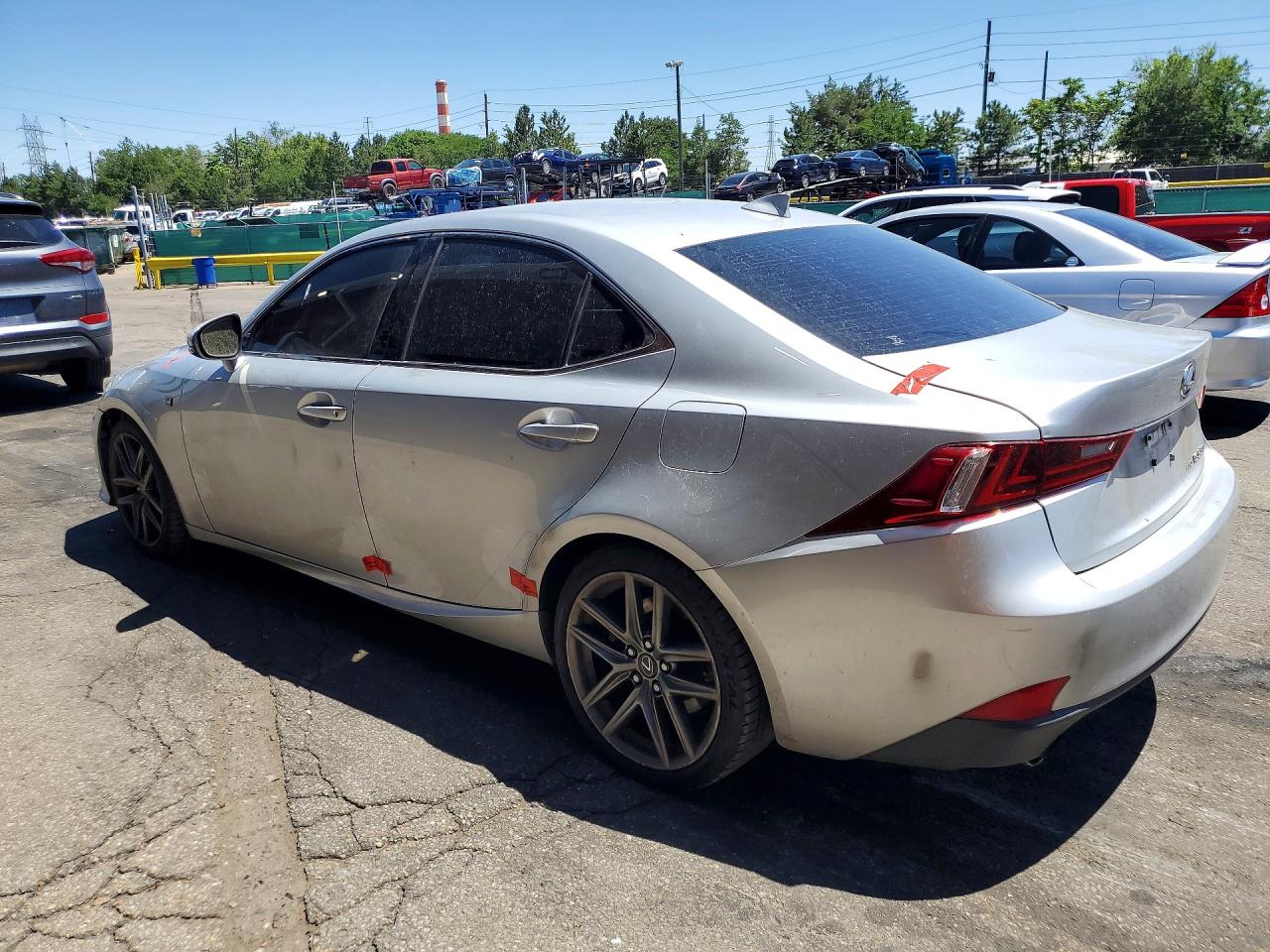 2014 Lexus Is 350 Silver vin: JTHCE1D2XE5004274