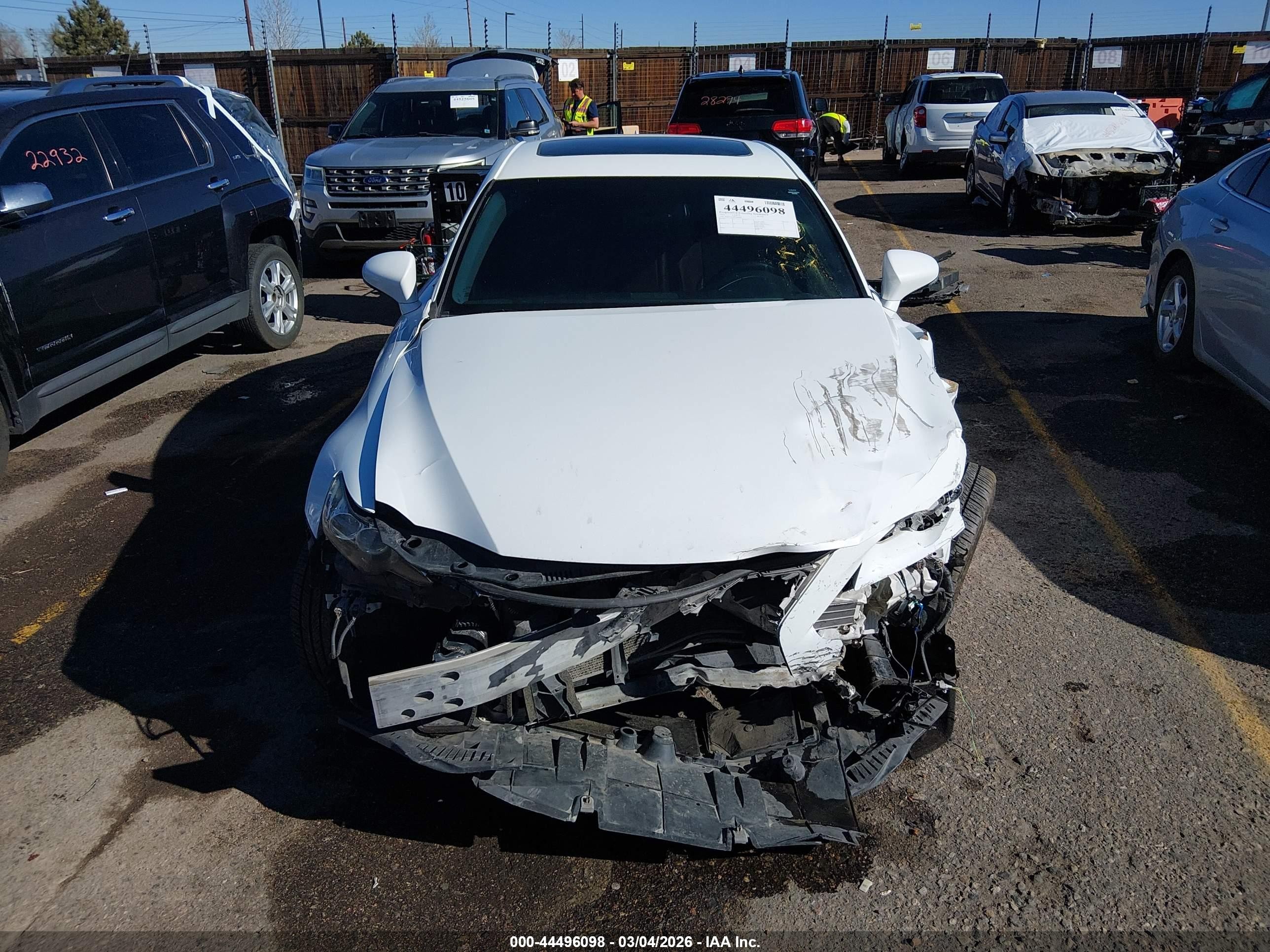 2015 Lexus Is 350   White vin: JTHCE1D2XF5009976