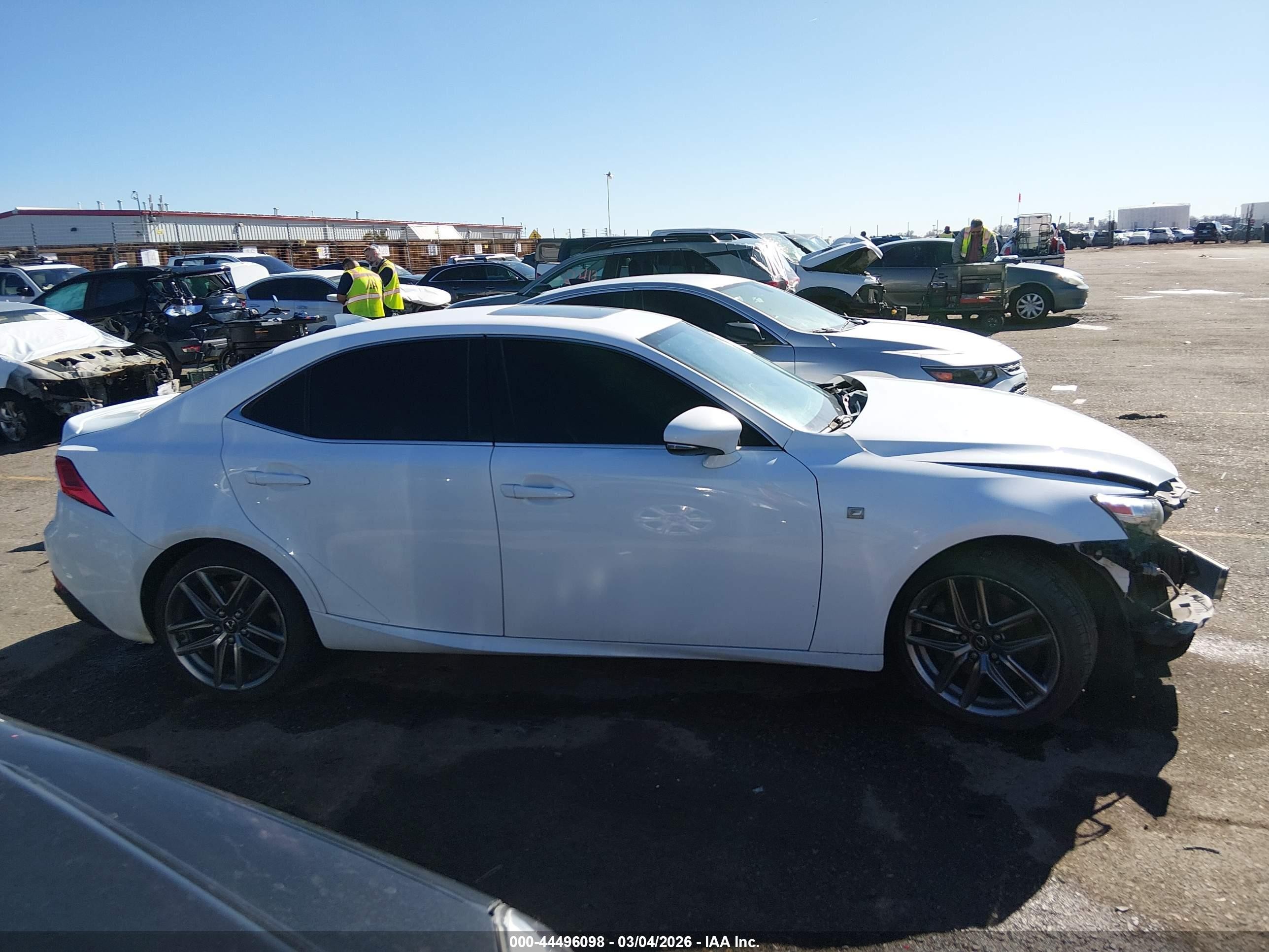 2015 Lexus Is 350   White vin: JTHCE1D2XF5009976