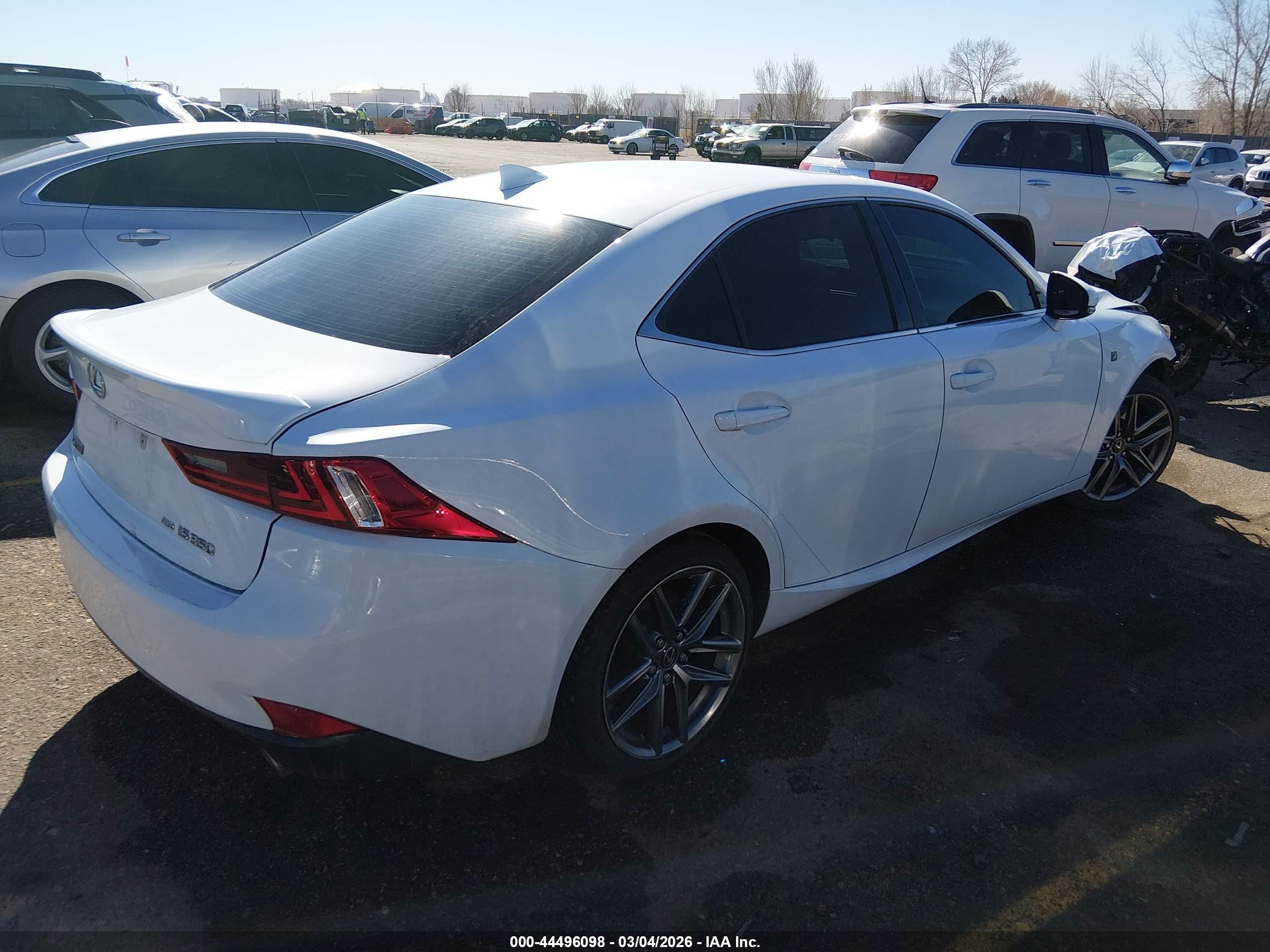2015 Lexus Is 350   White vin: JTHCE1D2XF5009976