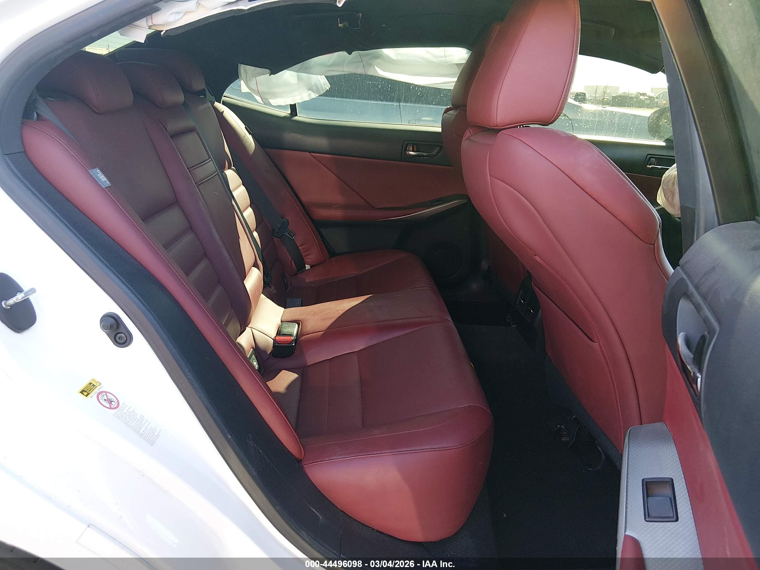 2015 Lexus Is 350   White vin: JTHCE1D2XF5009976