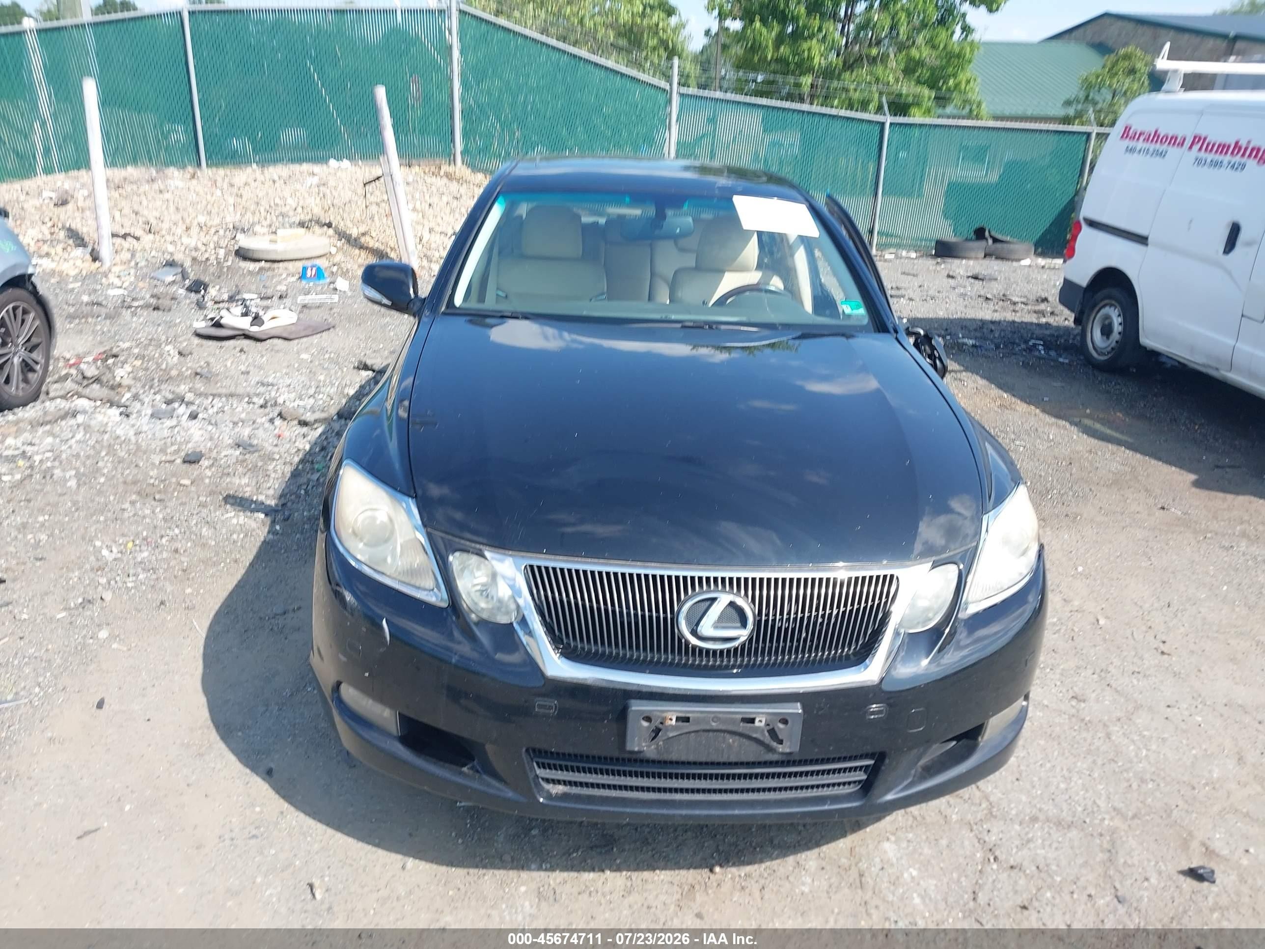 2010 Lexus Gs 350   Black vin: JTHCE1KS0A0025466