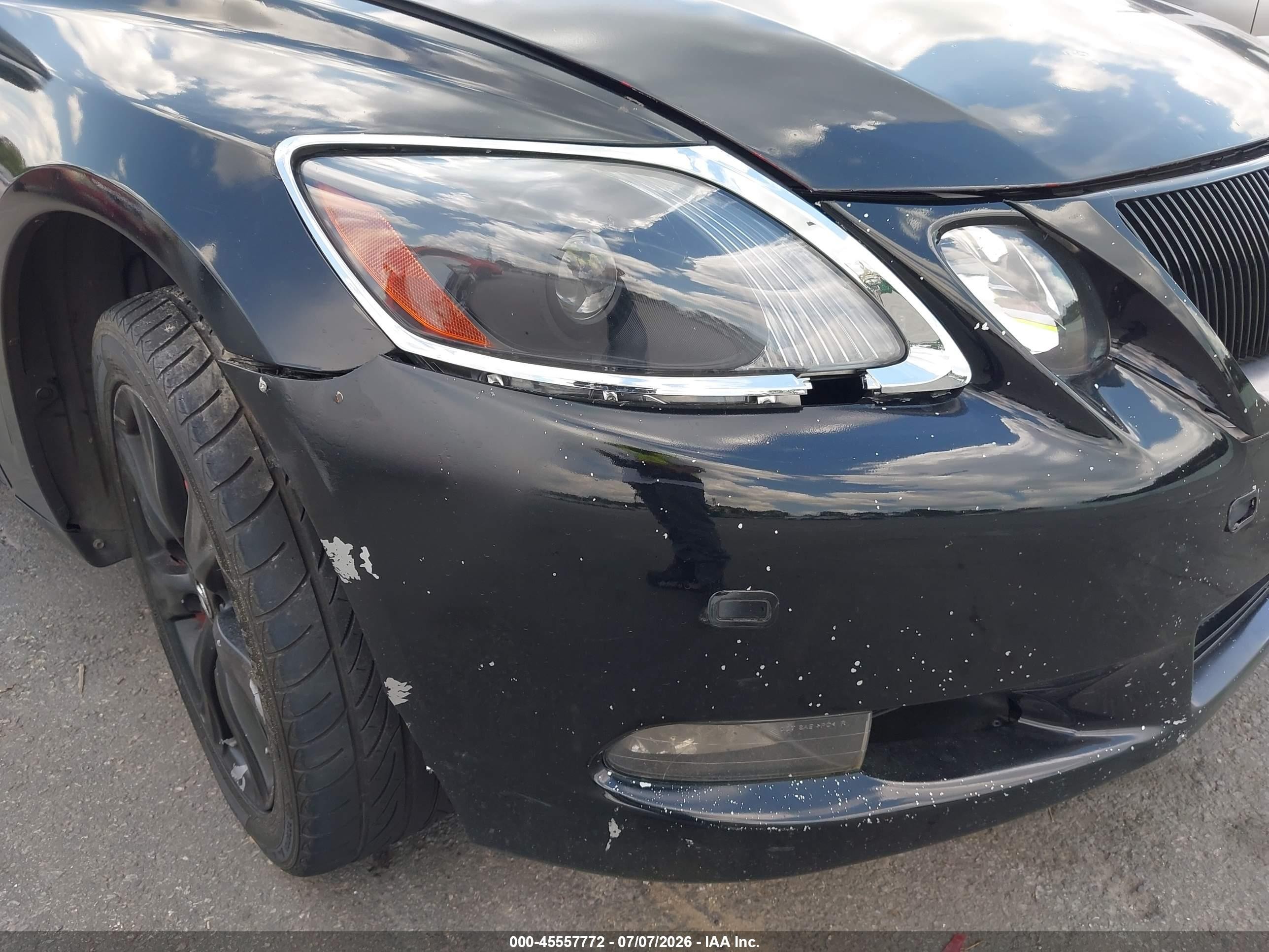 2010 Lexus Gs 350   Black vin: JTHCE1KS1A0025623