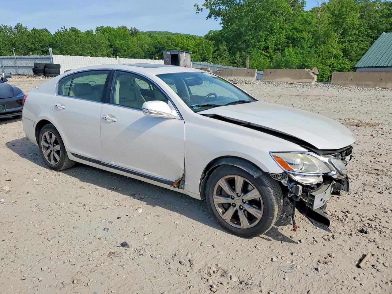 2010 Lexus Gs 350 White vin: JTHCE1KS2A0024478
