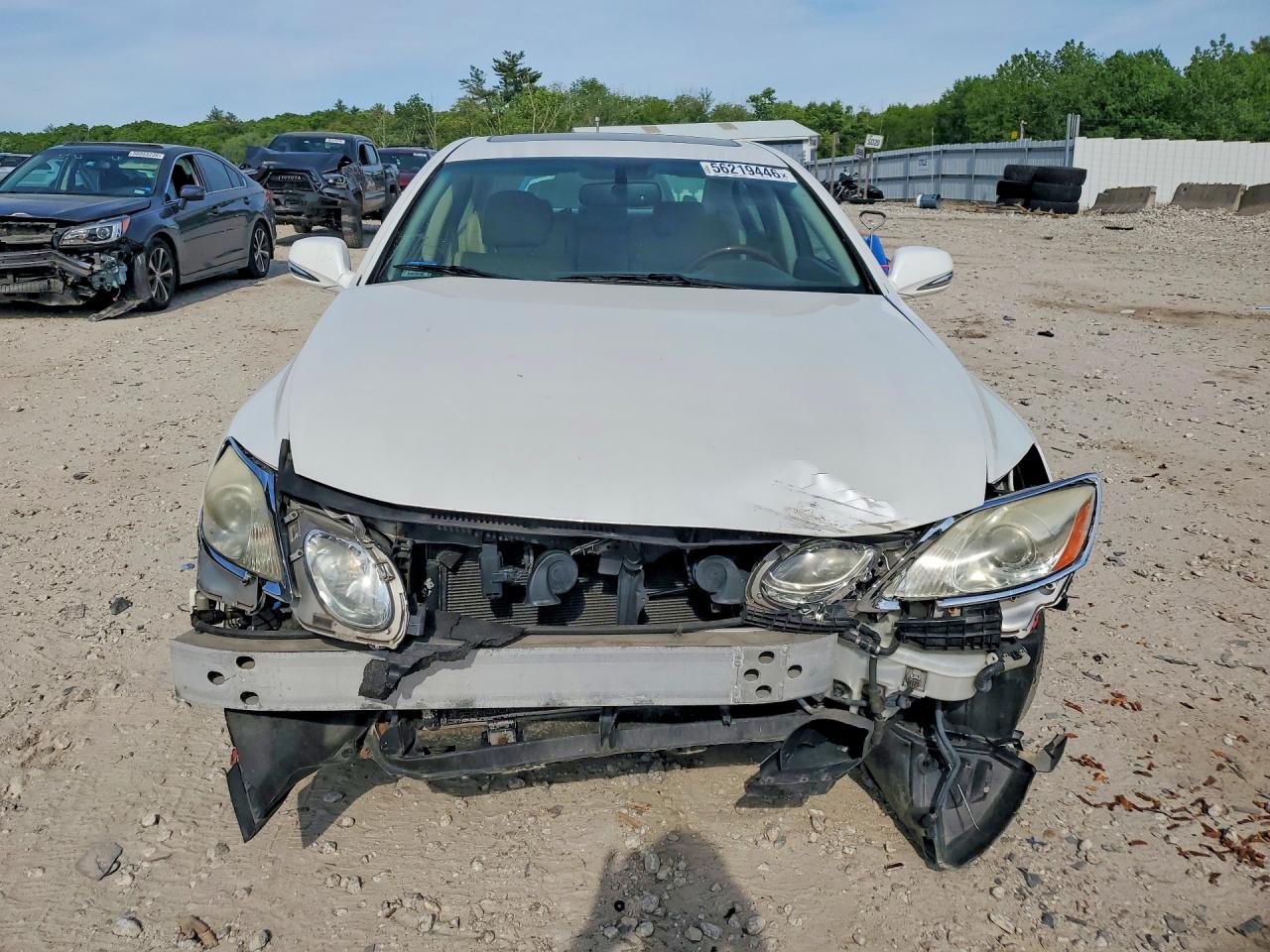 2010 Lexus Gs 350 White vin: JTHCE1KS2A0024478
