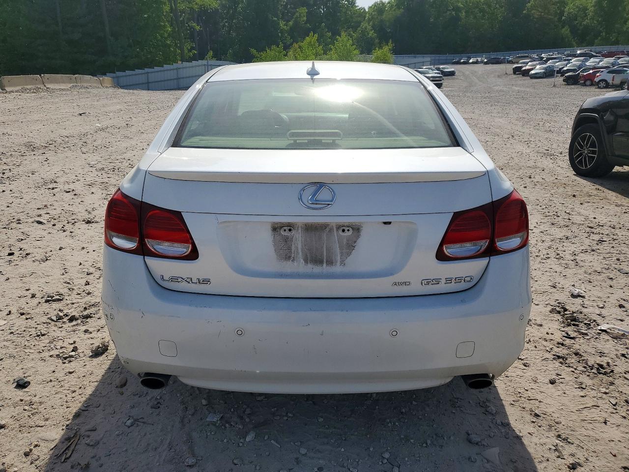 2010 Lexus Gs 350 White vin: JTHCE1KS2A0024478