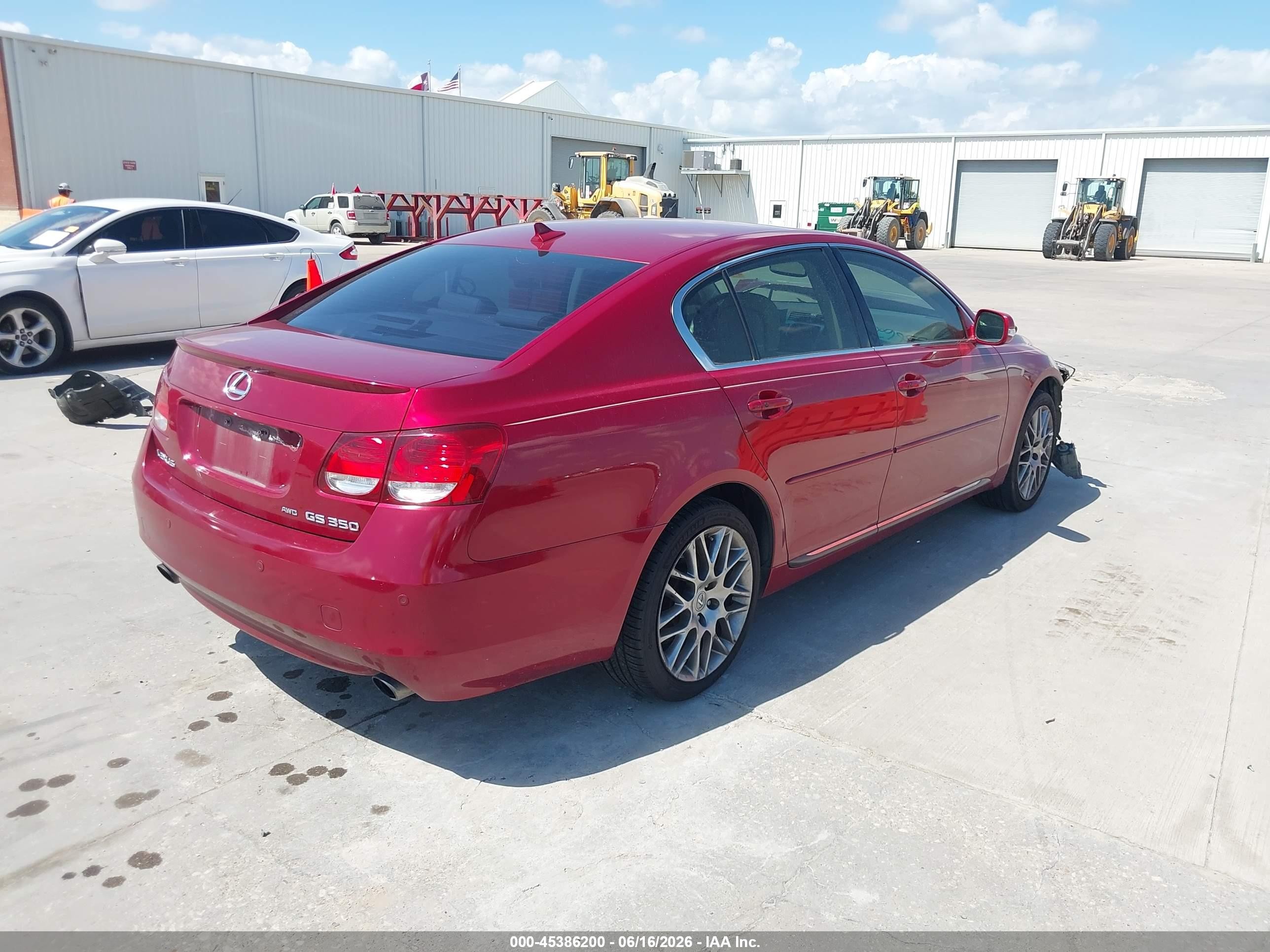 2010 Lexus Gs 350   Red vin: JTHCE1KS2A0024786
