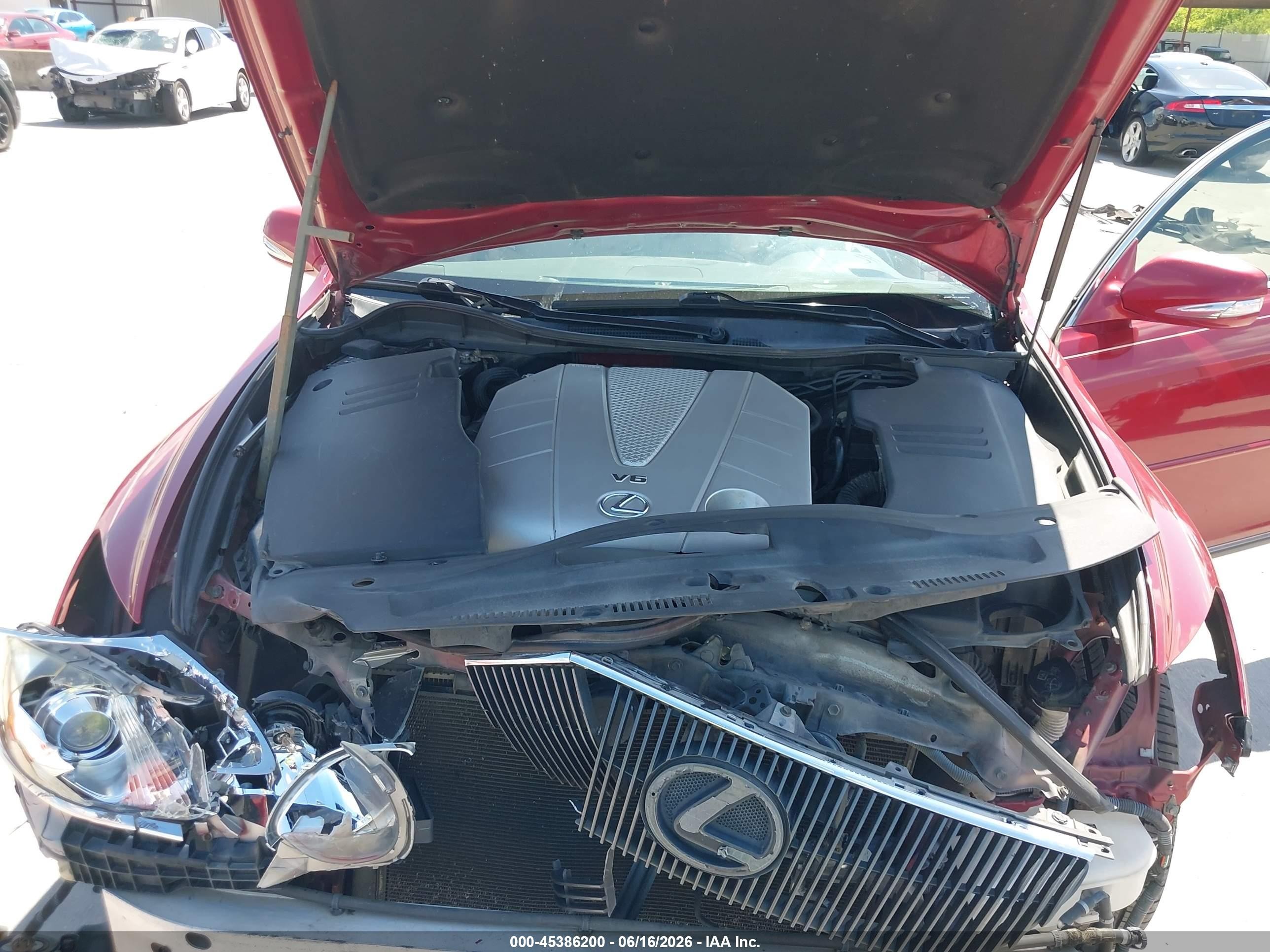 2010 Lexus Gs 350   Red vin: JTHCE1KS2A0024786