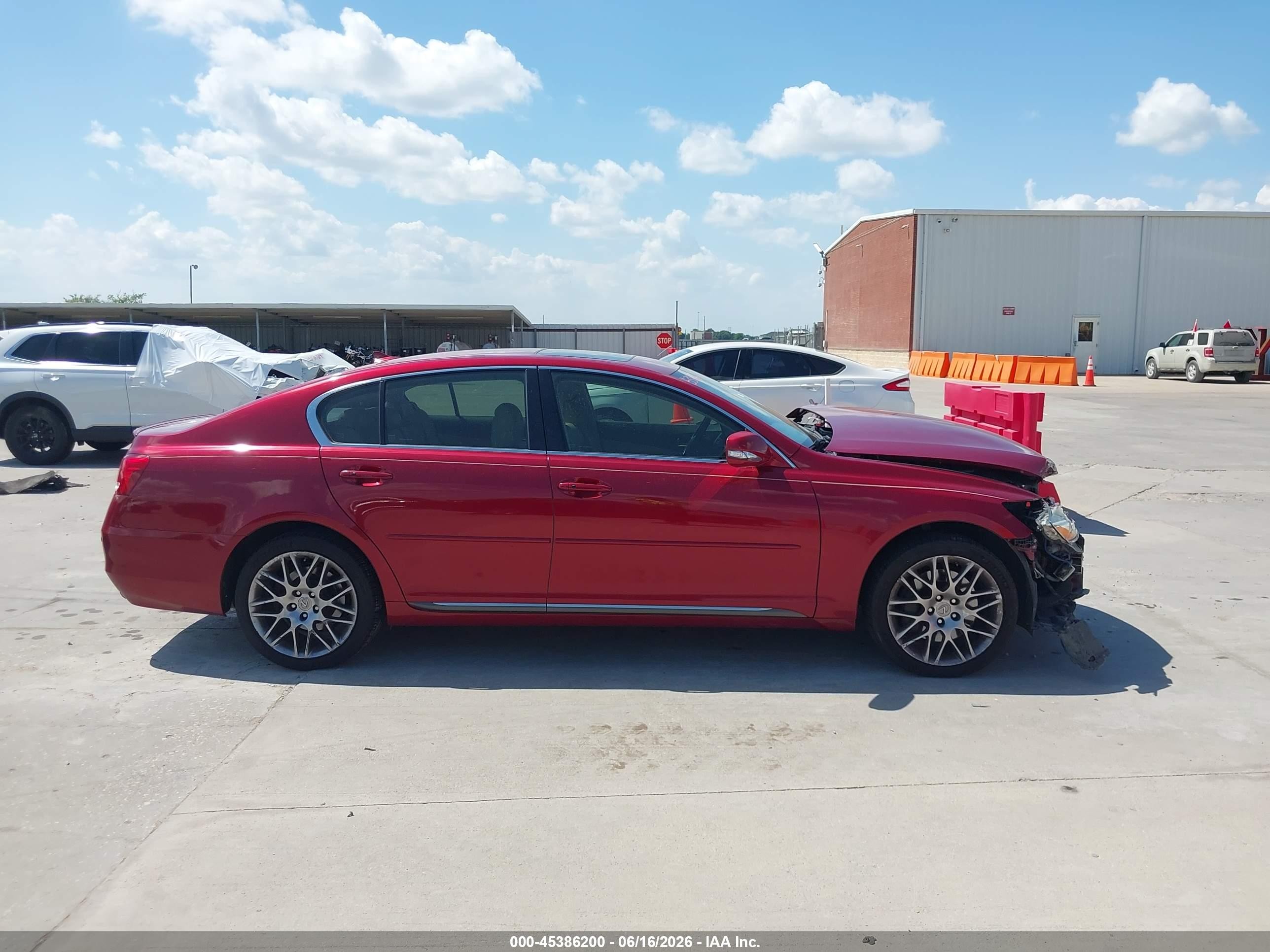 2010 Lexus Gs 350   Red vin: JTHCE1KS2A0024786