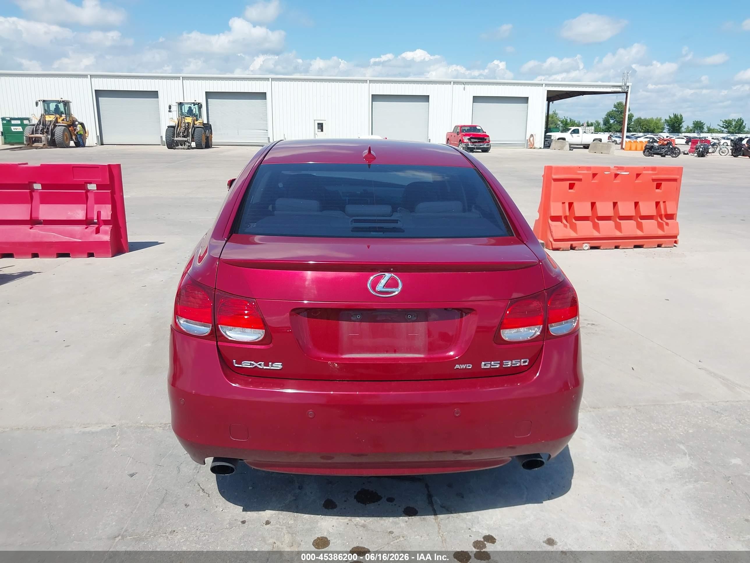 2010 Lexus Gs 350   Red vin: JTHCE1KS2A0024786